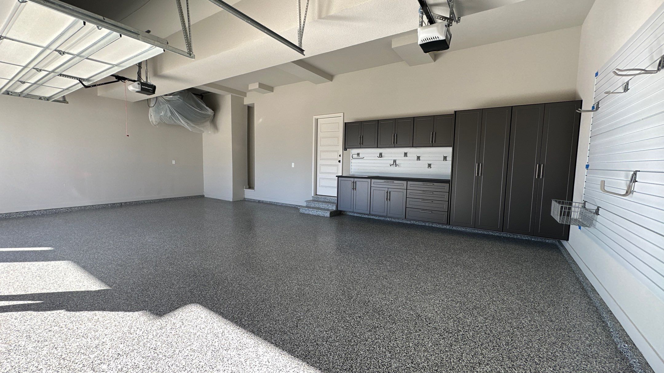 Lisa S. chose a pewter powder on her cabinets by Banner Garage