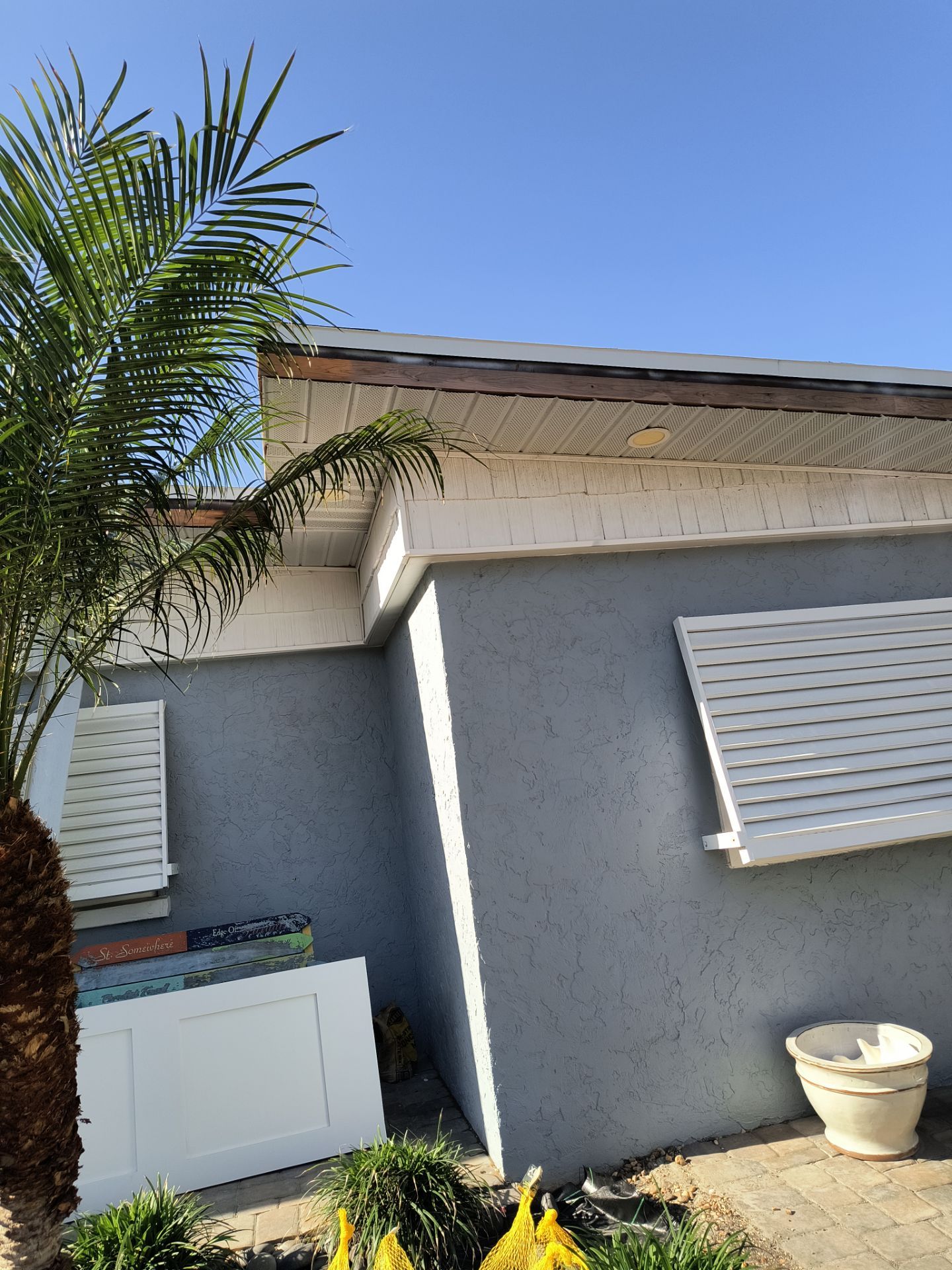 New Metal Soffit and Fascia in Siesta Key FL by Gutter Professors