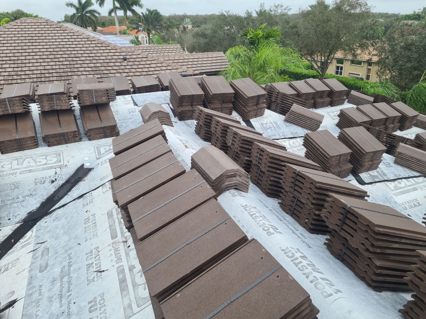 Residential Roofing Installation using WestLake Roofing Tile by BLUES BROTHERS ROOFING