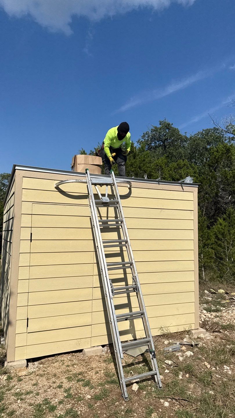 Metal Repairs & Gutter Install by First Out Roofing 
