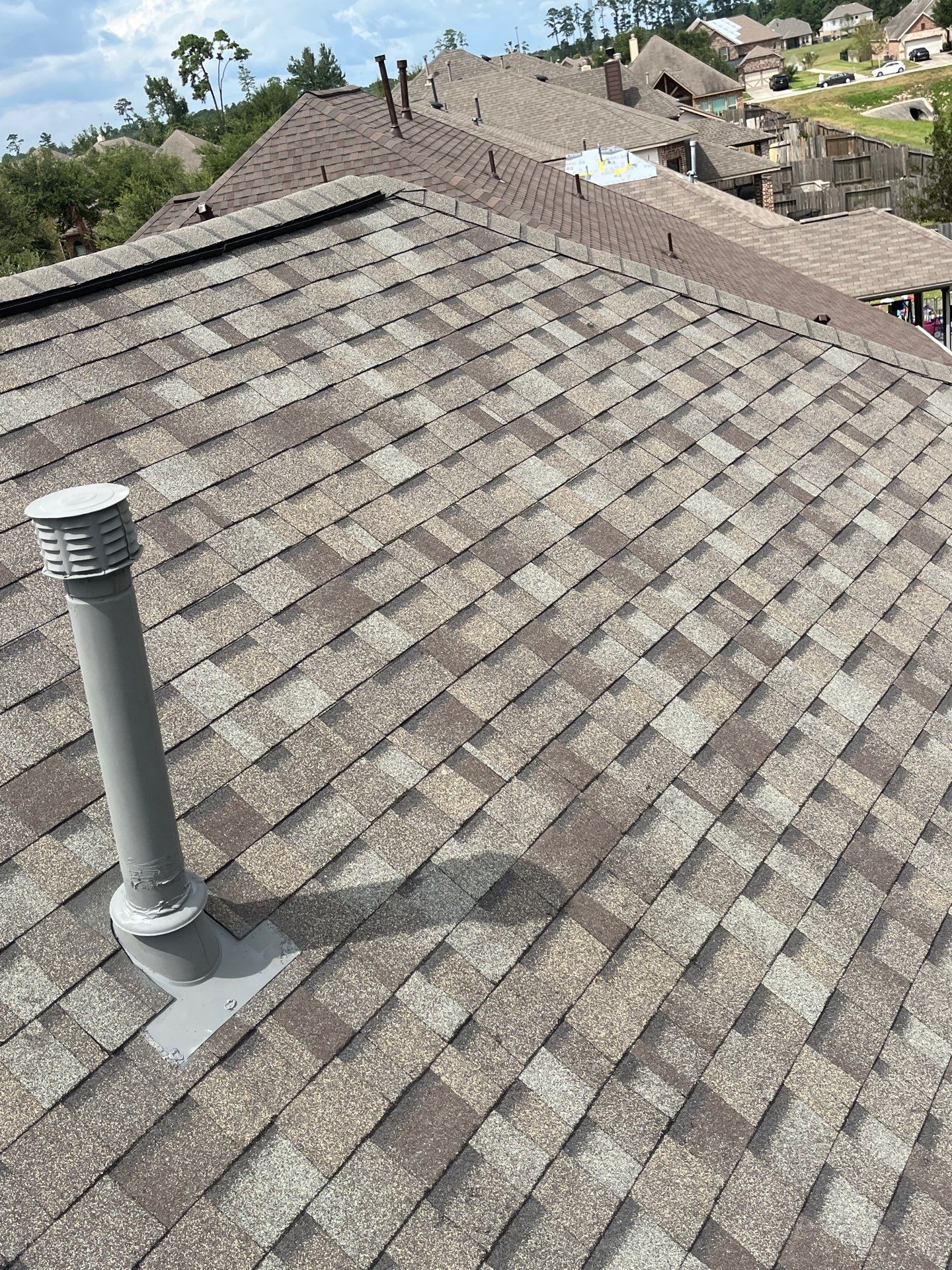 Residential Roofing Installation using Owen's Corning Duration (Lifetime) Shingles by Roof Repair Company