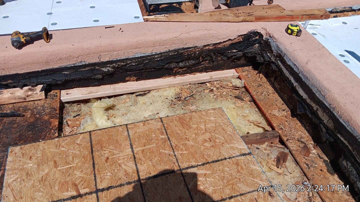 Residential TPO Flat Roof Replacement and Skylight Installation in Albuquerque by Doyle Roof Masters Inc
