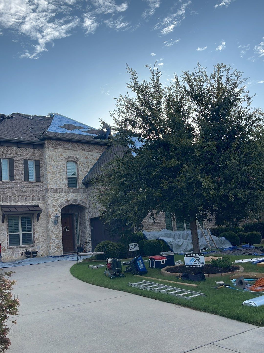 Residential Roof Replacement using GAF shingles by Elite Roofing LLC
