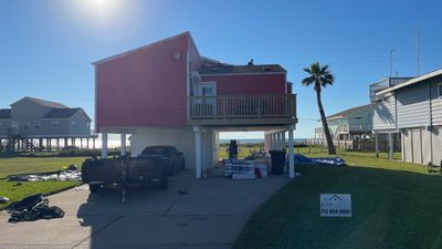 Residential Roof Replacement in Galveston using GAF Products