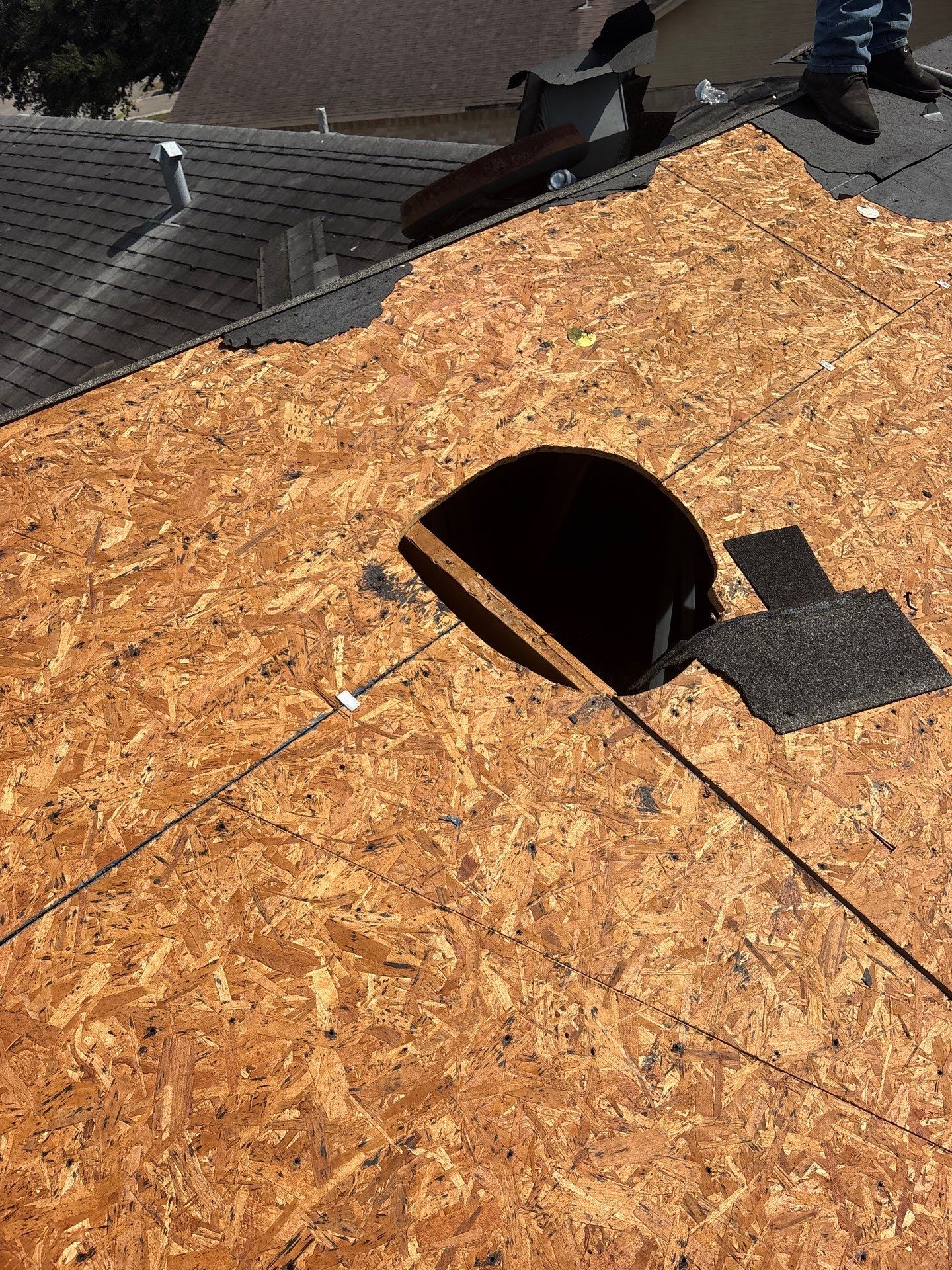 Solar Tubes to brighten up the room by Bayfront Roofing and Construction