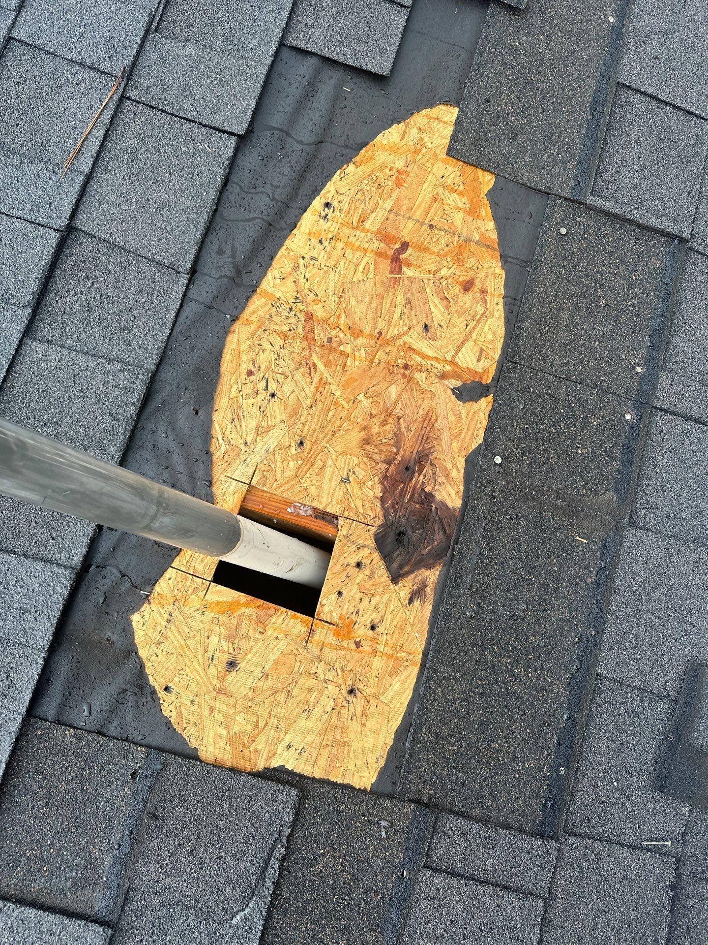 Hail Damage using Owen's Corning Duration (Lifetime) Shingles by Roof Repair Company
