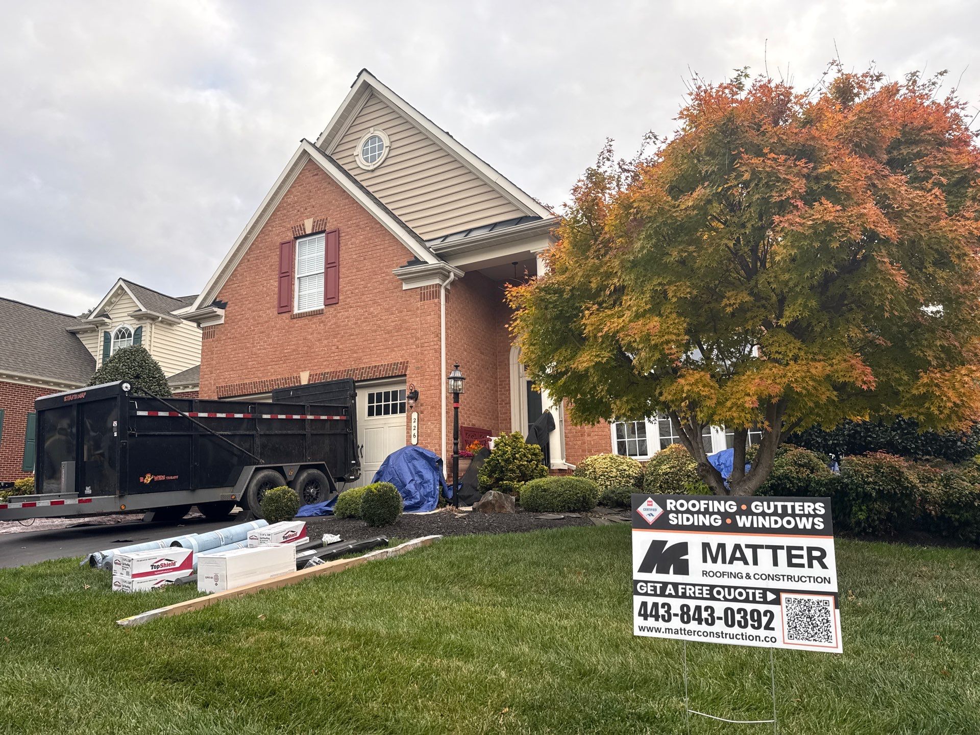 Residential Roofing Installation using Tamko Titan XT by Matter Roofing & Construction