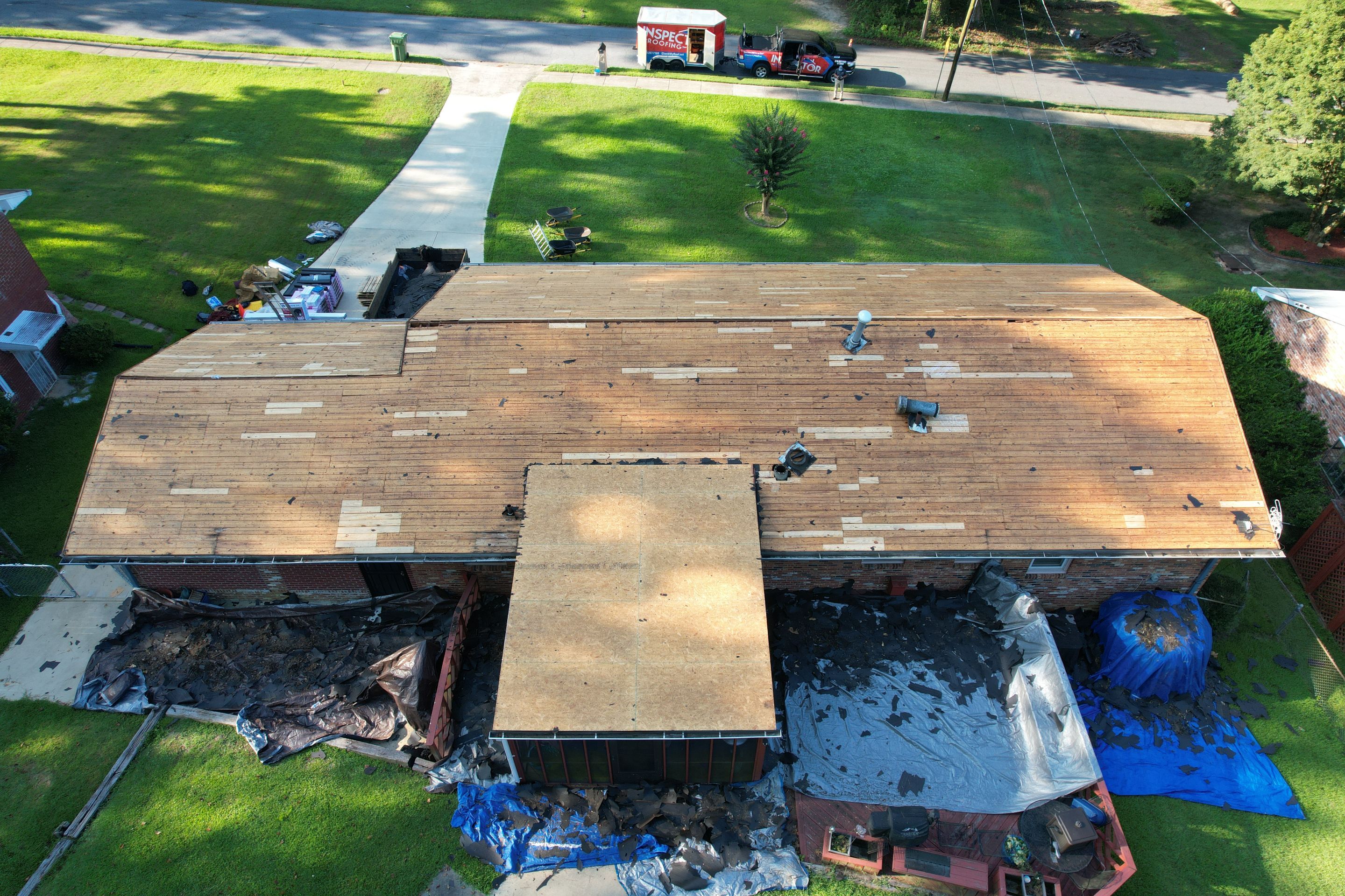 Residential Roofing Installation using Owens Corning by Inspector Roofing and Restoration
