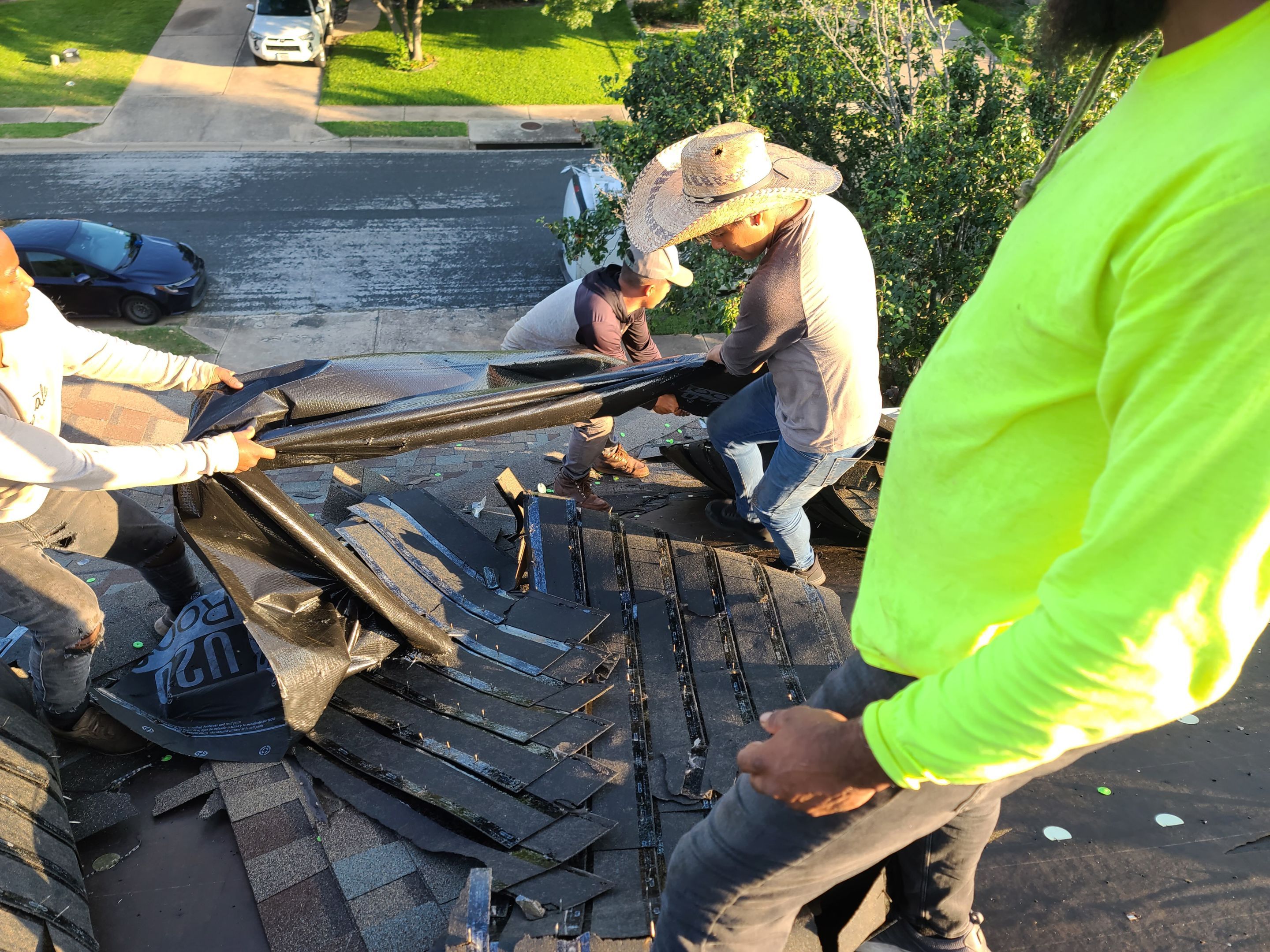 Architectural Shingle Roof Replacement and Sheathing Upgrades in Round Rock by Caliber Restoration LLC