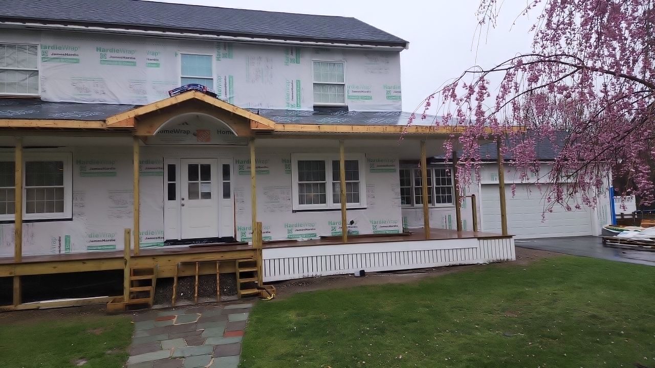 Siding Installation using James Hardie by UBrothers Construction