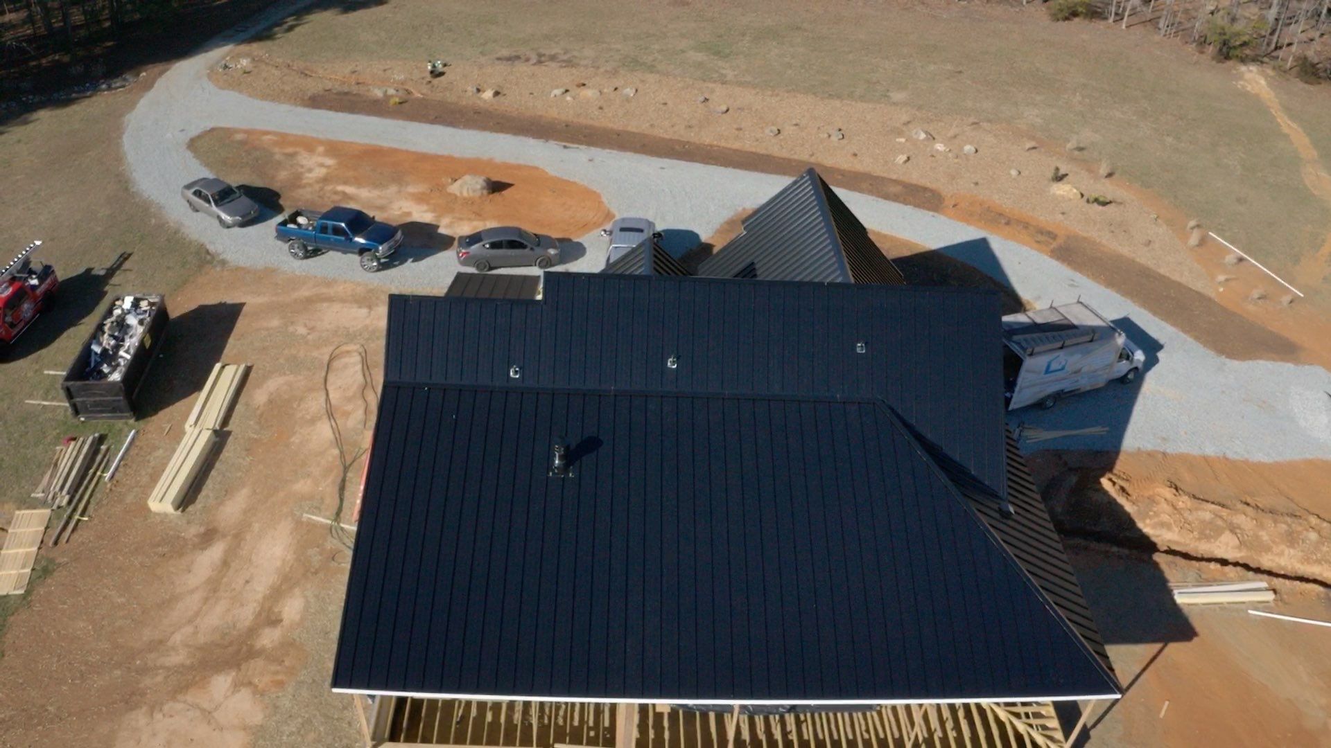 Custom Home Metal Roof Installation by Just In Time Roofing and Restoration
