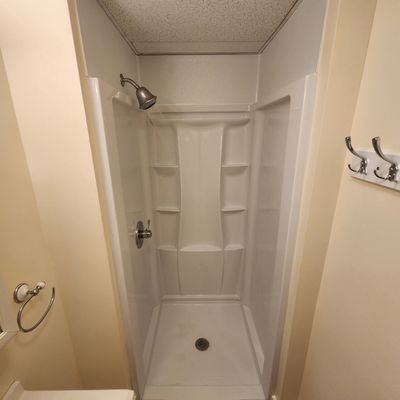 New shower for this rental unit.