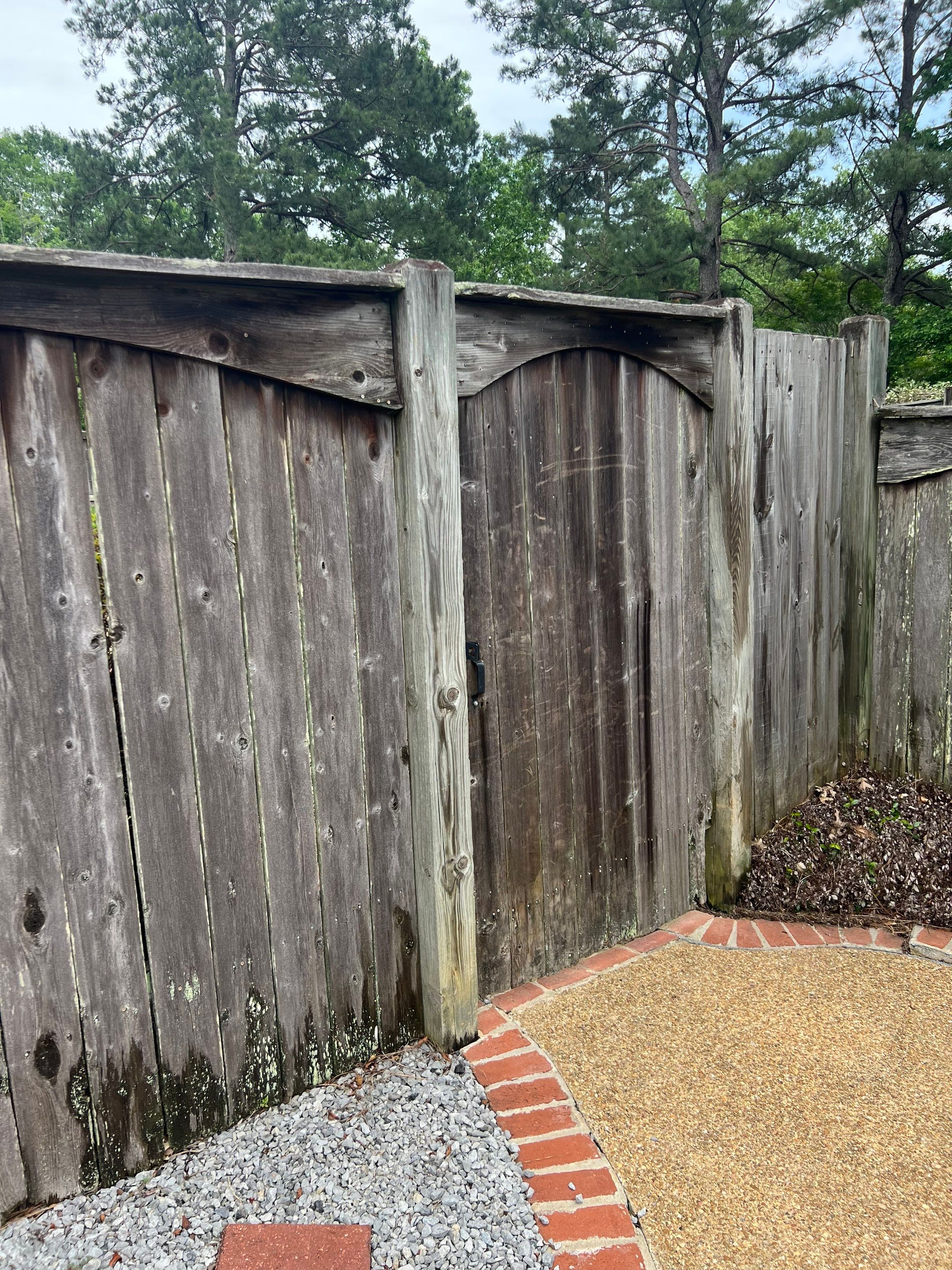 6ft Cedar Good Neighbor Privacy Fence  by Roberson Construction LLC