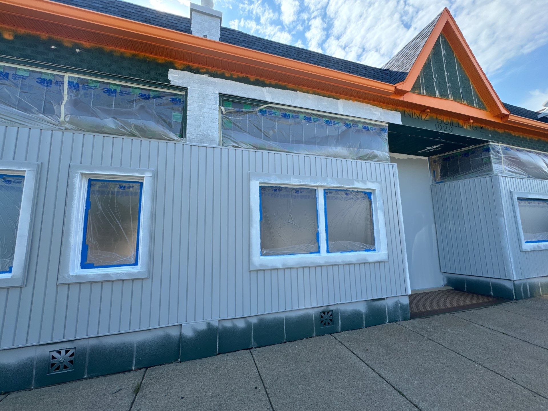 Exterior color change and Epoxy floor. by Gordon Painting