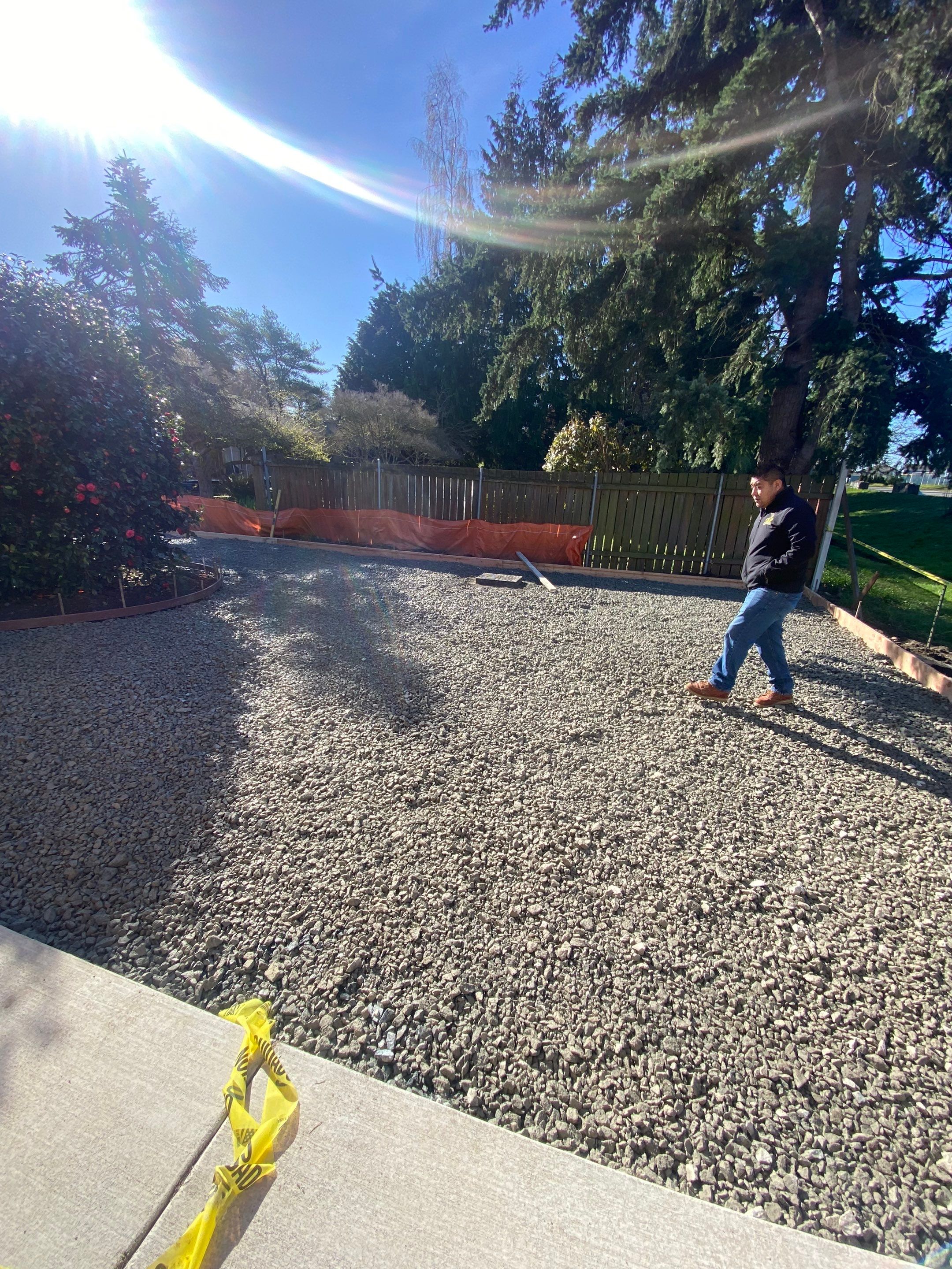 Ron | Pervious Concrete Driveway  by Jireh Asphalt & Concrete Inc 