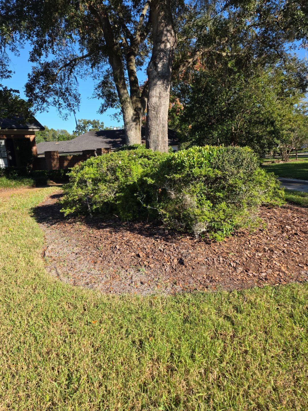 Deerwood Resident | Pine Bark Installation by ProGreen Services