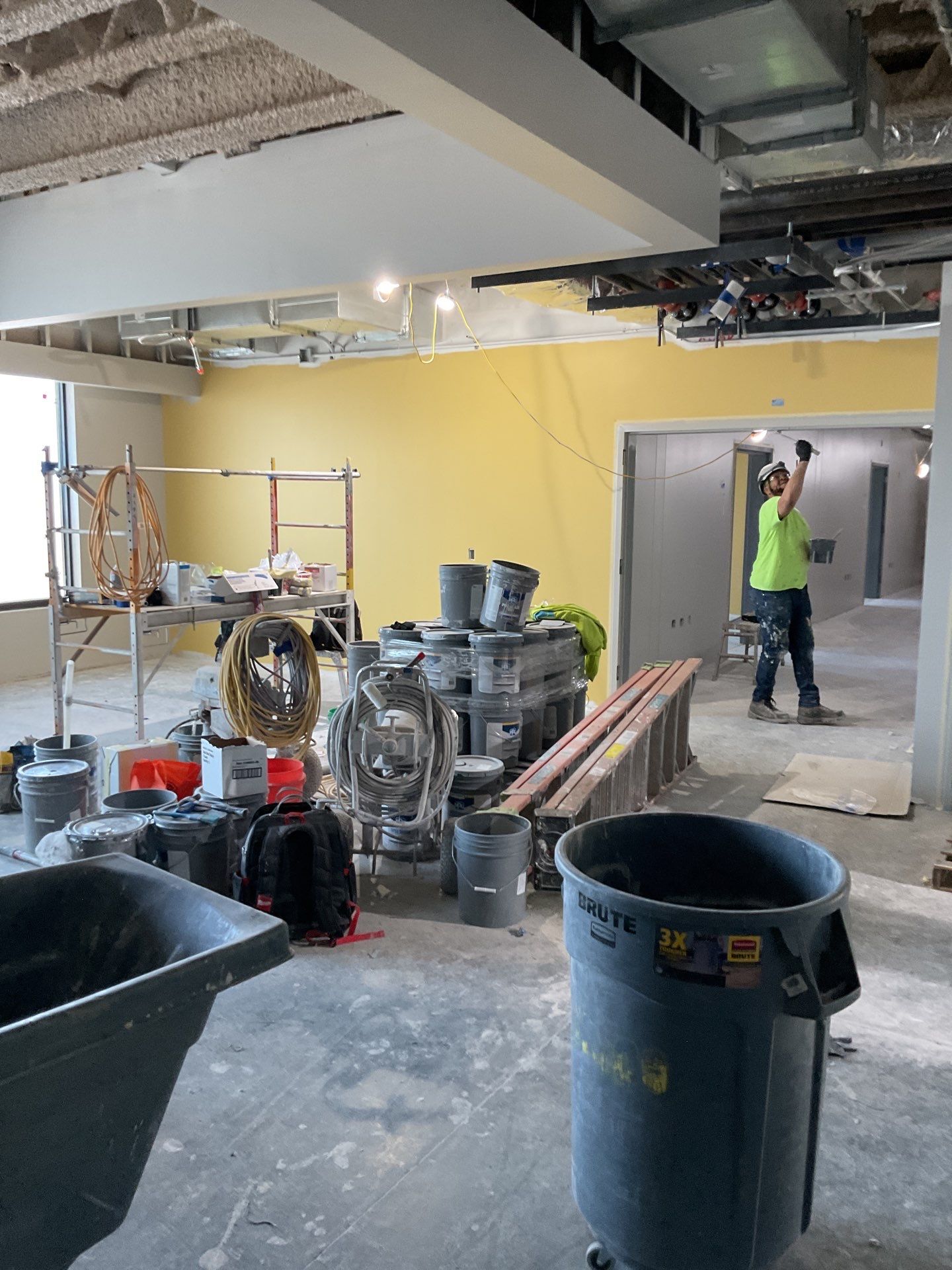 New Commercial Build Painting by Select Painting, Coatings & Garage Cabinets