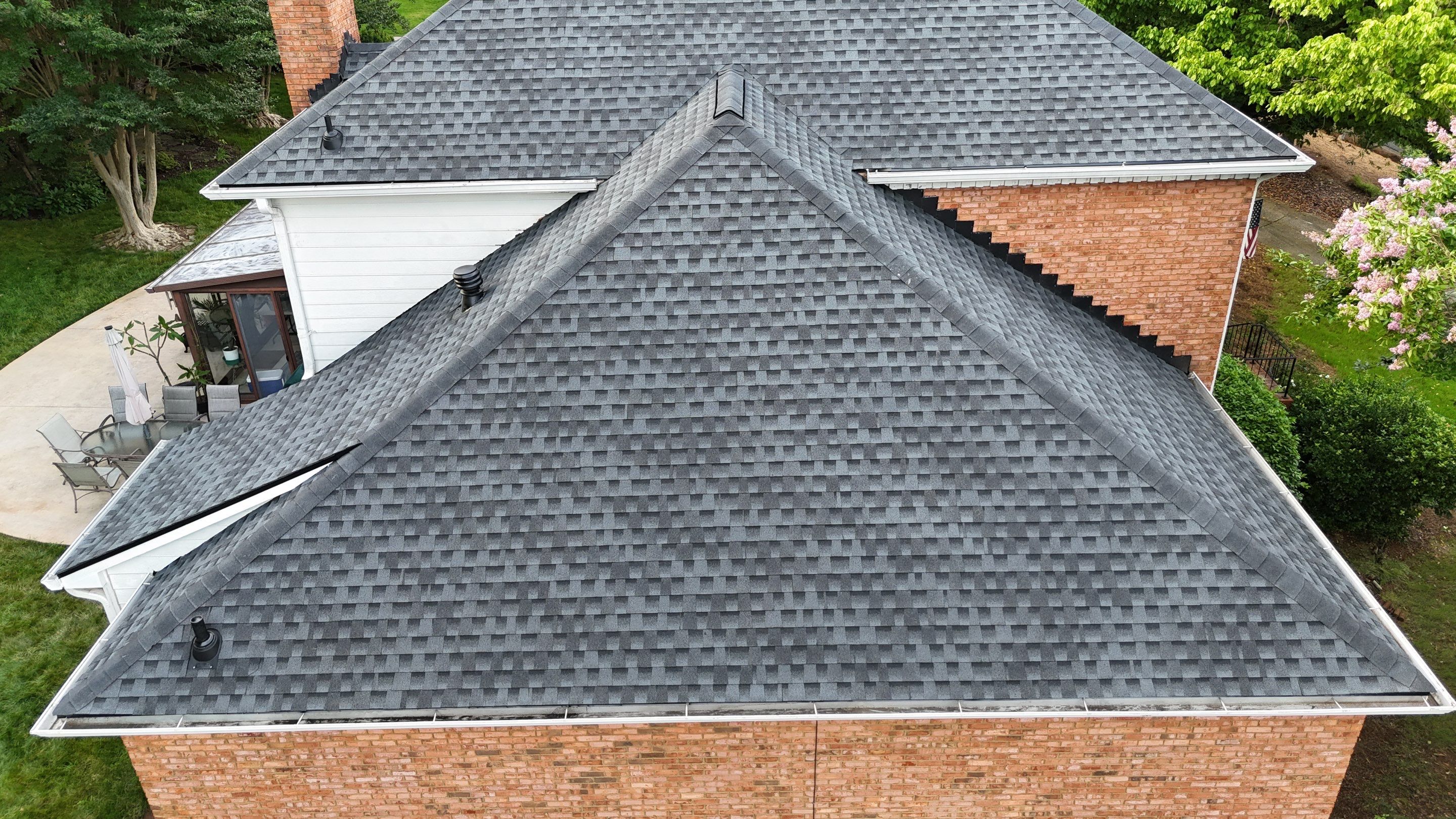 Roswell, GA Roof Replacement, GAF Timberline HDZ Charcoal Black by Reset Roofing