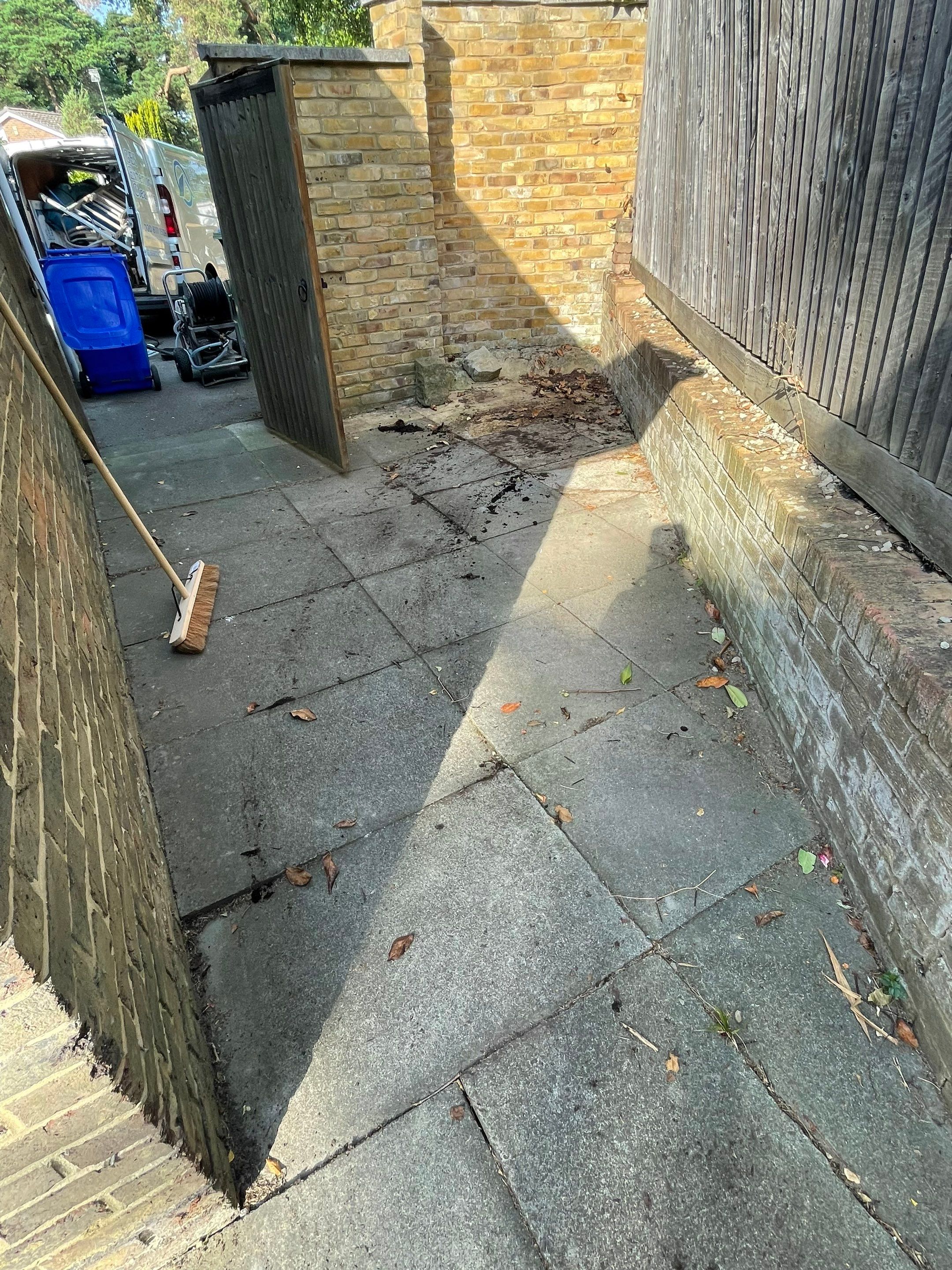 Patio Clean using honda 21 ltr/min by Ges Exterior Cleaning ltd