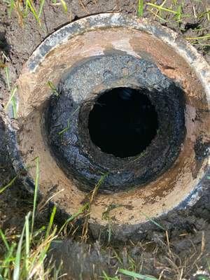 Camera Inspection from Tank Outlet to Drain Field