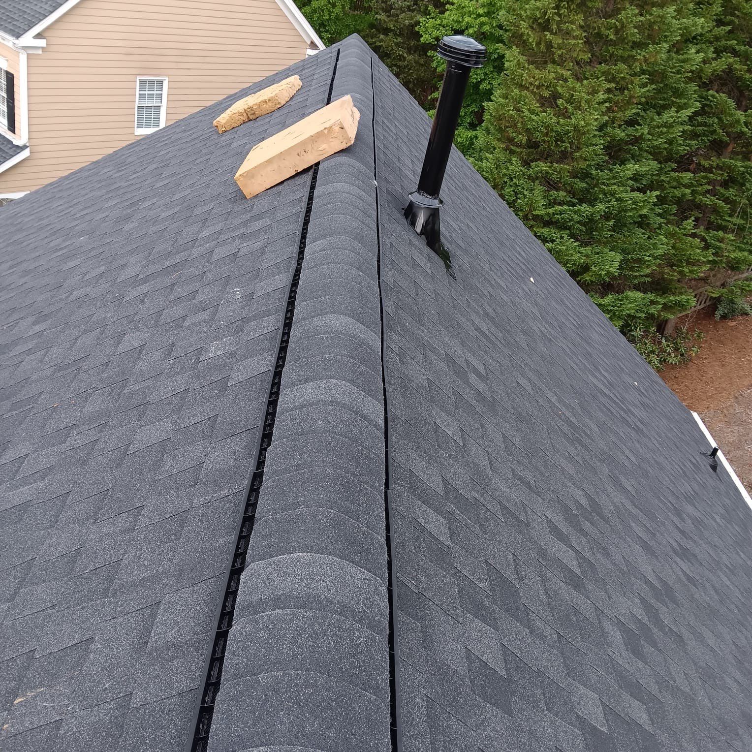 Roof replacement by hail damage by Just Brilliant Restoration JBR