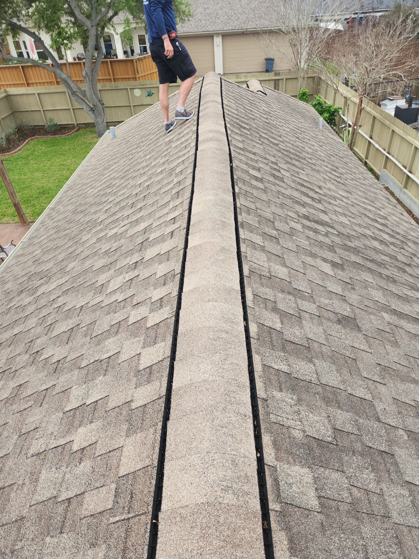 Residential Roofing Installation using GAF HDZ Pewter Grey by Lighthouse Roofing