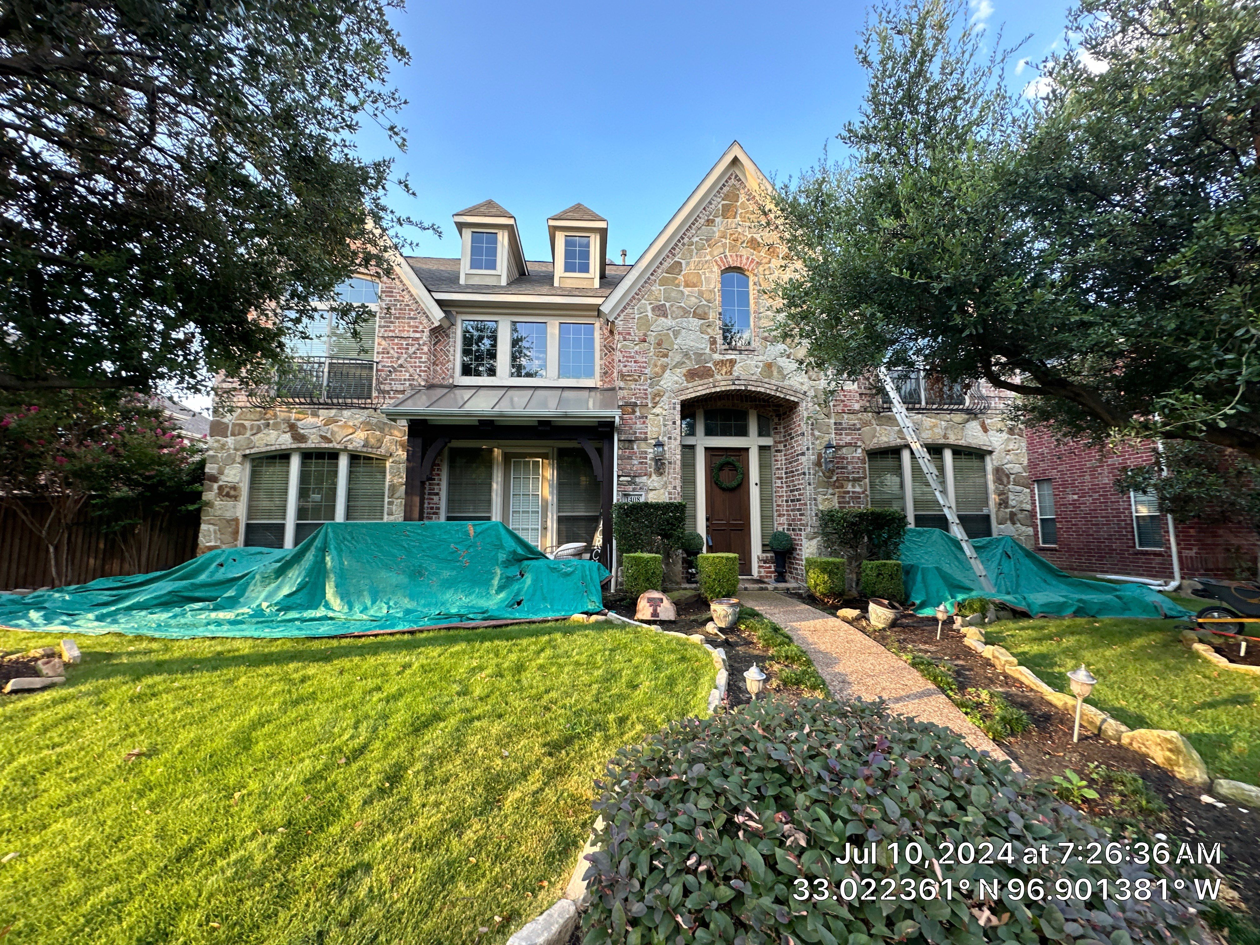 Residential Roofing Installation using IKO Dynasty Class 3 by Eminent Roofing & Auto Hail Repair