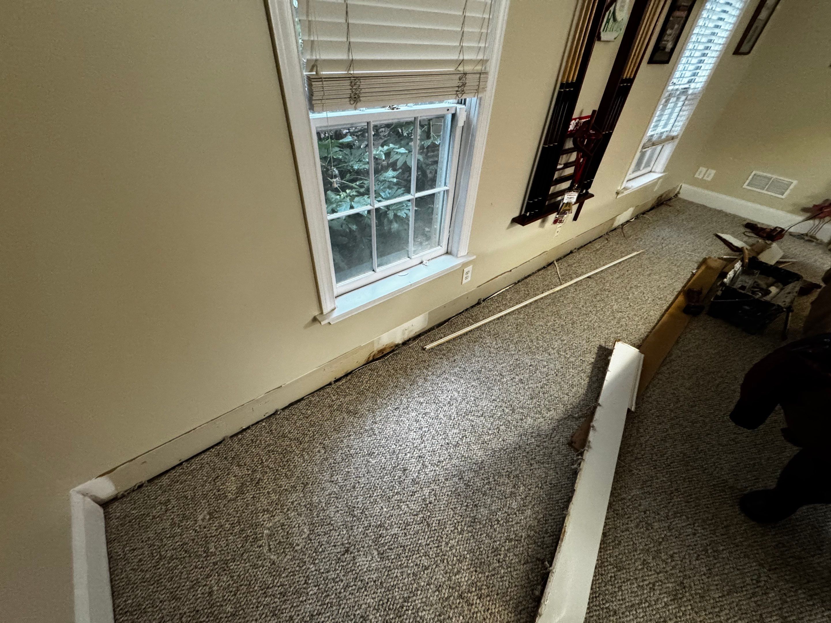 Interior Wall Repair and Crown Molding Installation by PGP Surface Solutions, LLC