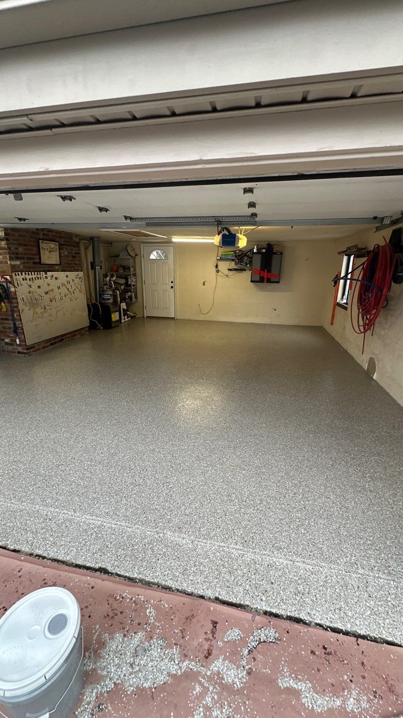 Shoreline Garage Project in Wexford by Floors in a Day, Inc