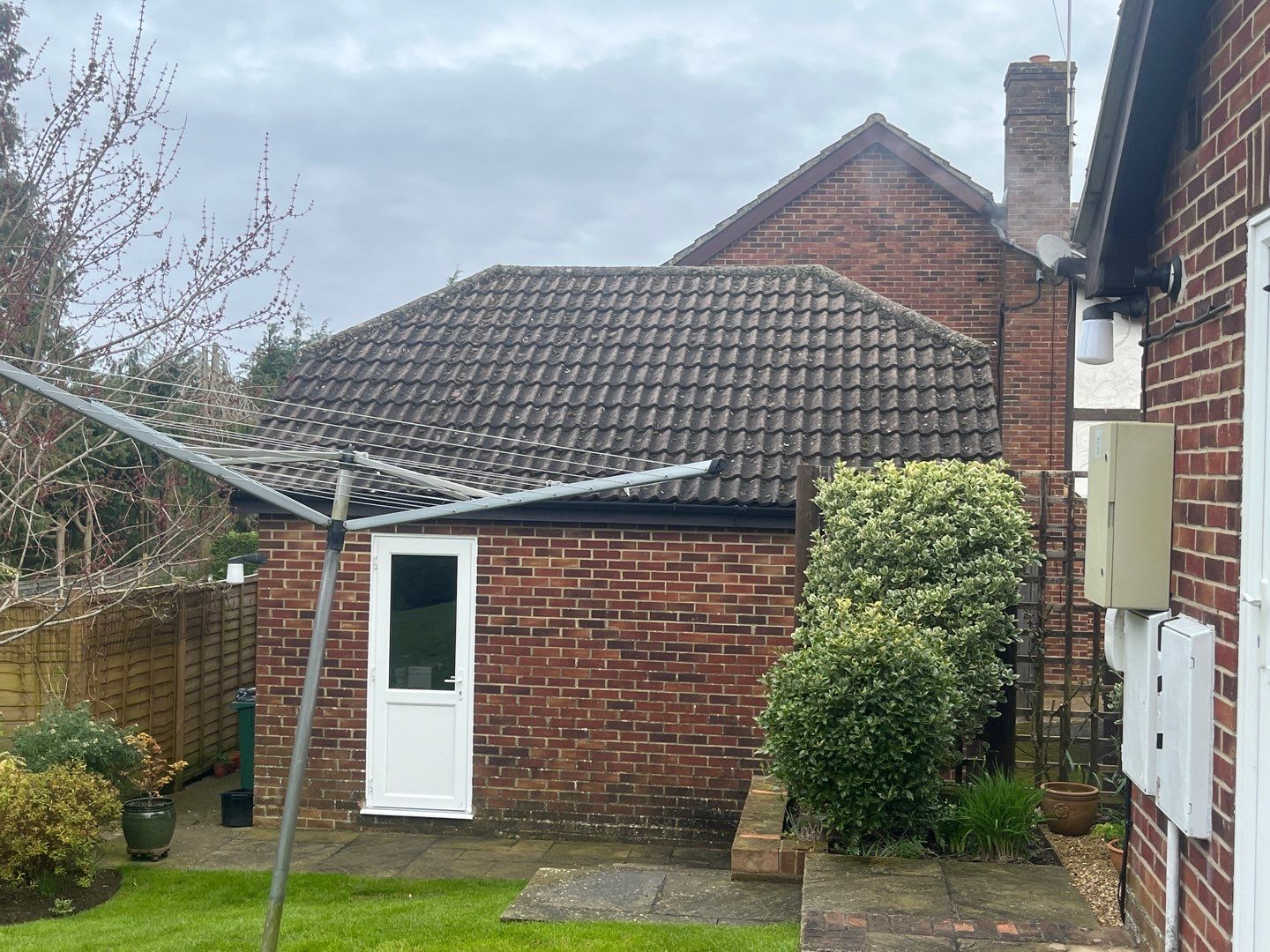 Roof Clean - Biocide Treatment using Honda 15lpm Low Pressure Washing Machine by Ges Exterior Cleaning ltd