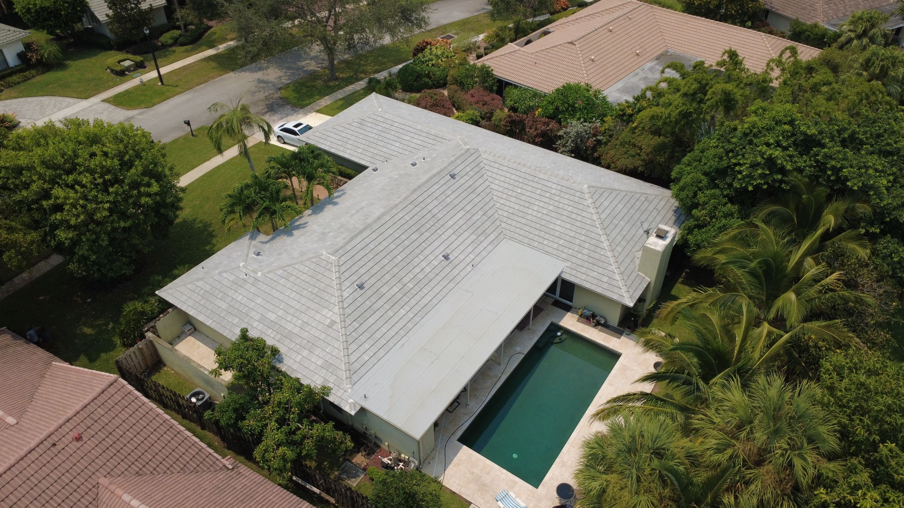 Residential Roofing Installation using Eagle Roofing Tile by BLUES BROTHERS ROOFING