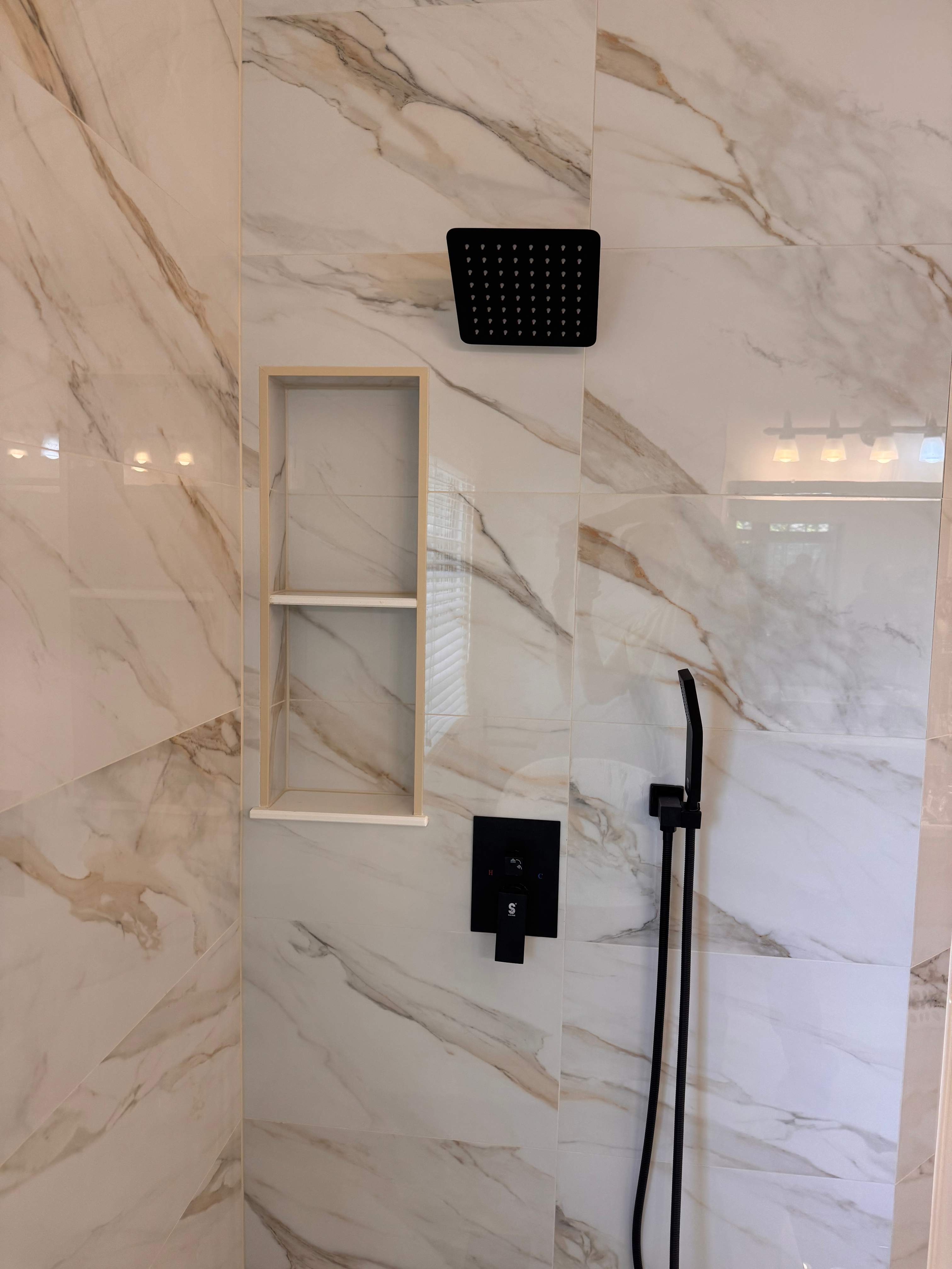 Master bathroom renovation by Prudencio