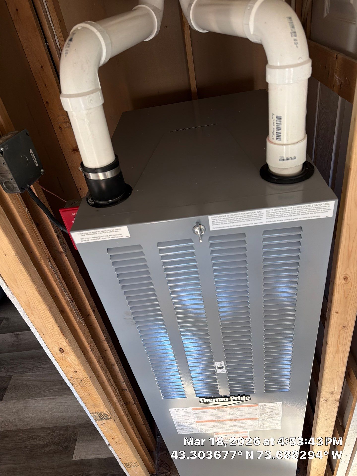 Furnace Replacement and Mobile Home Belly Insulation Project in West Glens Falls by Saffron Elite Home Performance & Building Science