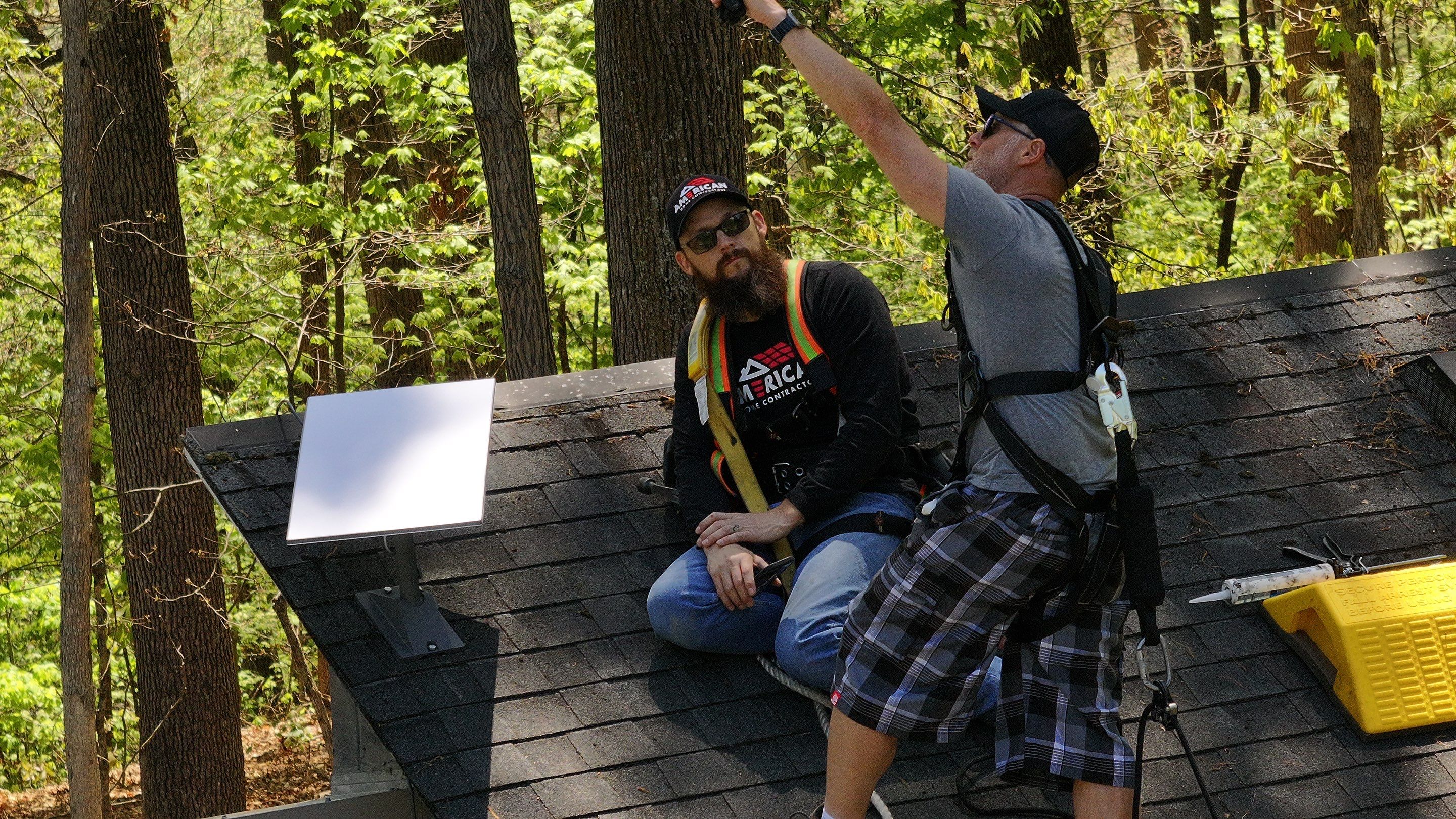 Starlink Satellite Internet Installation for Residential Cabin in WVA by American Home Contractors