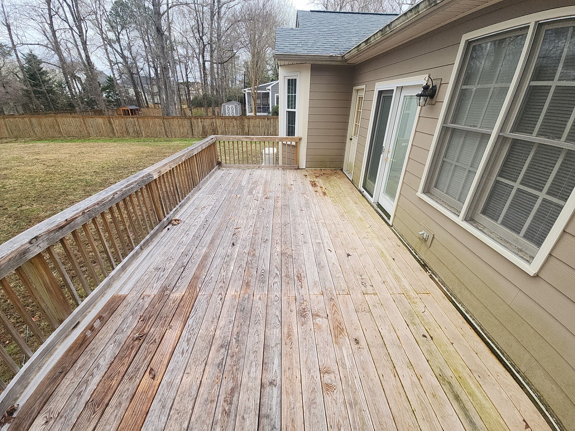 Weathered Deck using Wood Sealant by DuraSeal