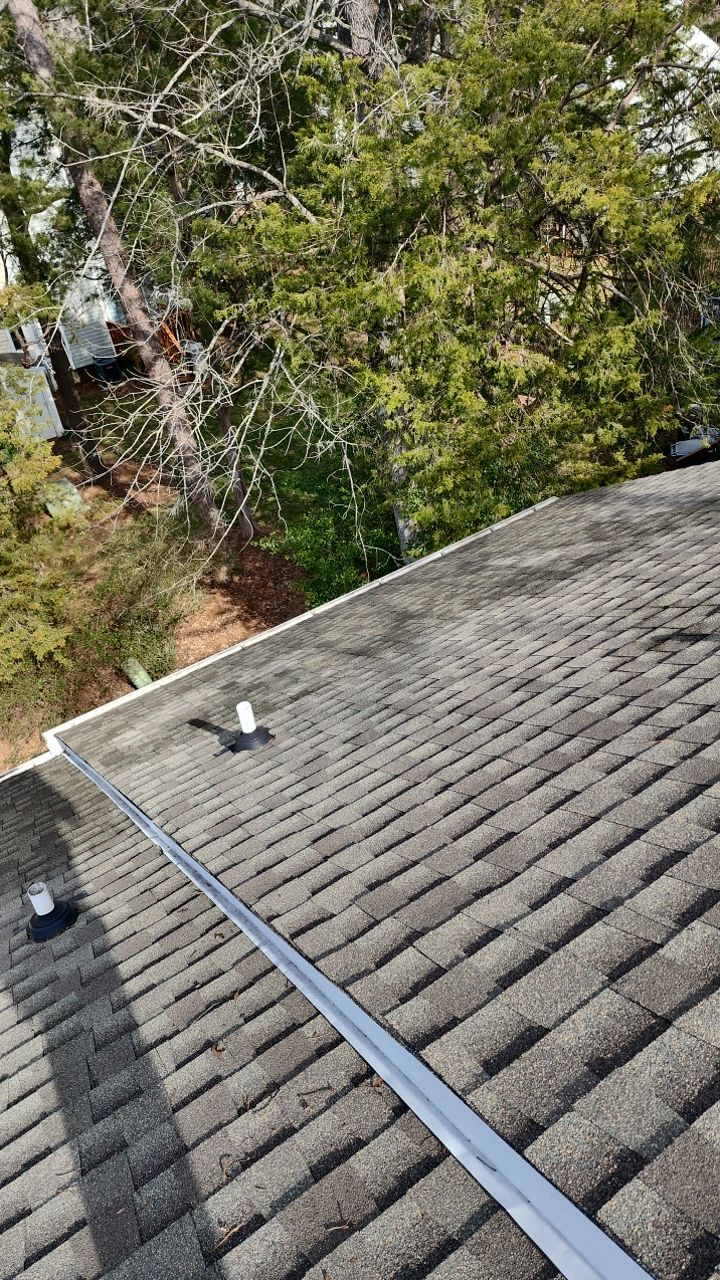 Gutter Cleaning using water by Power Wash Masters LLC