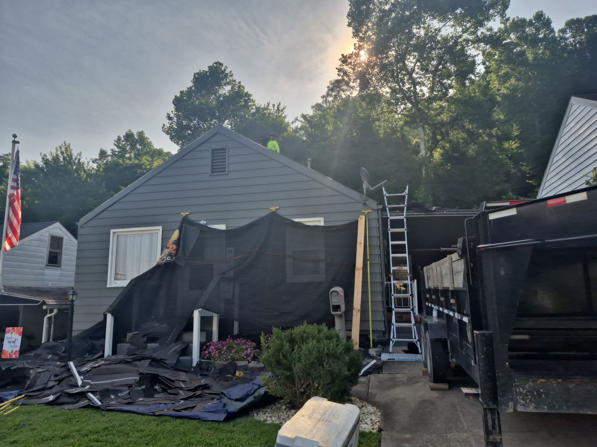 🖤 Sleek. Bold. Built to Last — Granite Black in Portsmouth! by Mr. Roofer