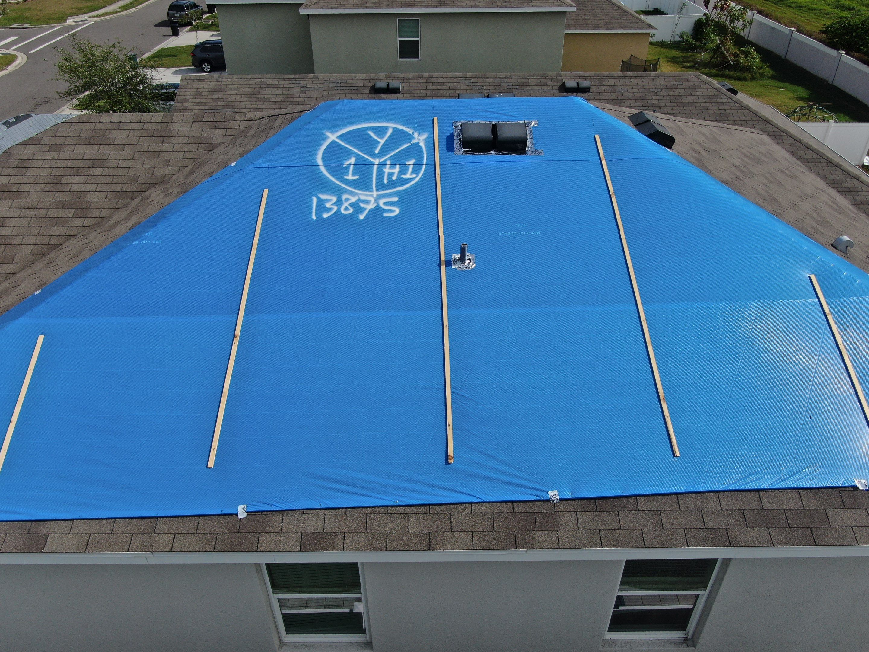 Roof Damage Claim in Palmetto by FLAPA & KeyStone