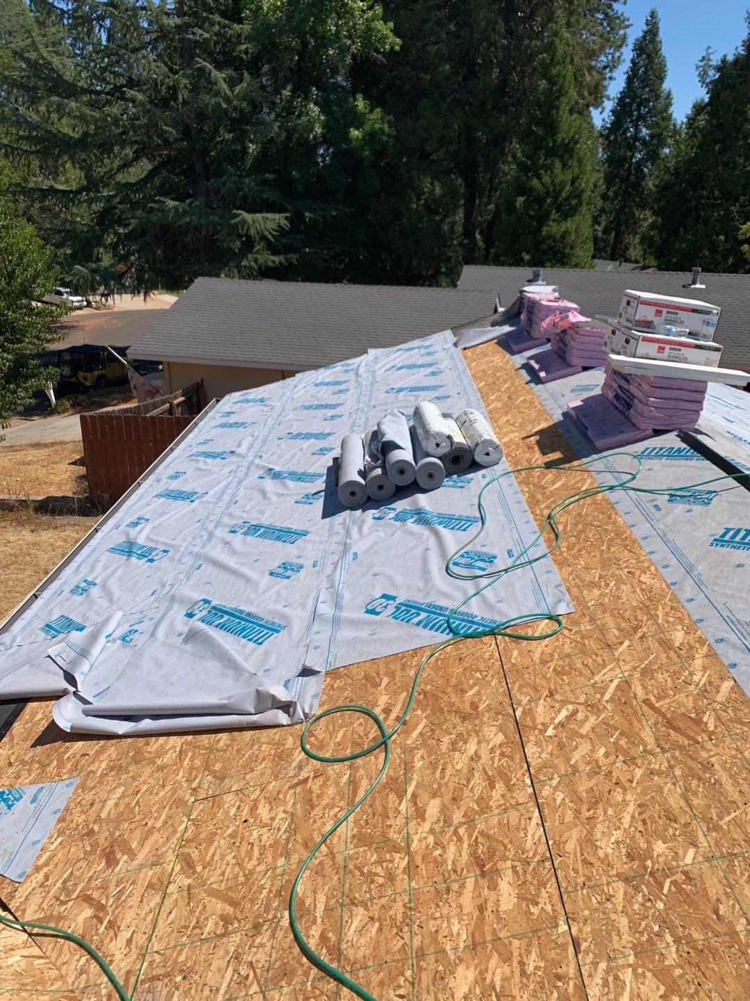 Attic Insulation using Owens Corning Insulation by Byers Enterprises 
