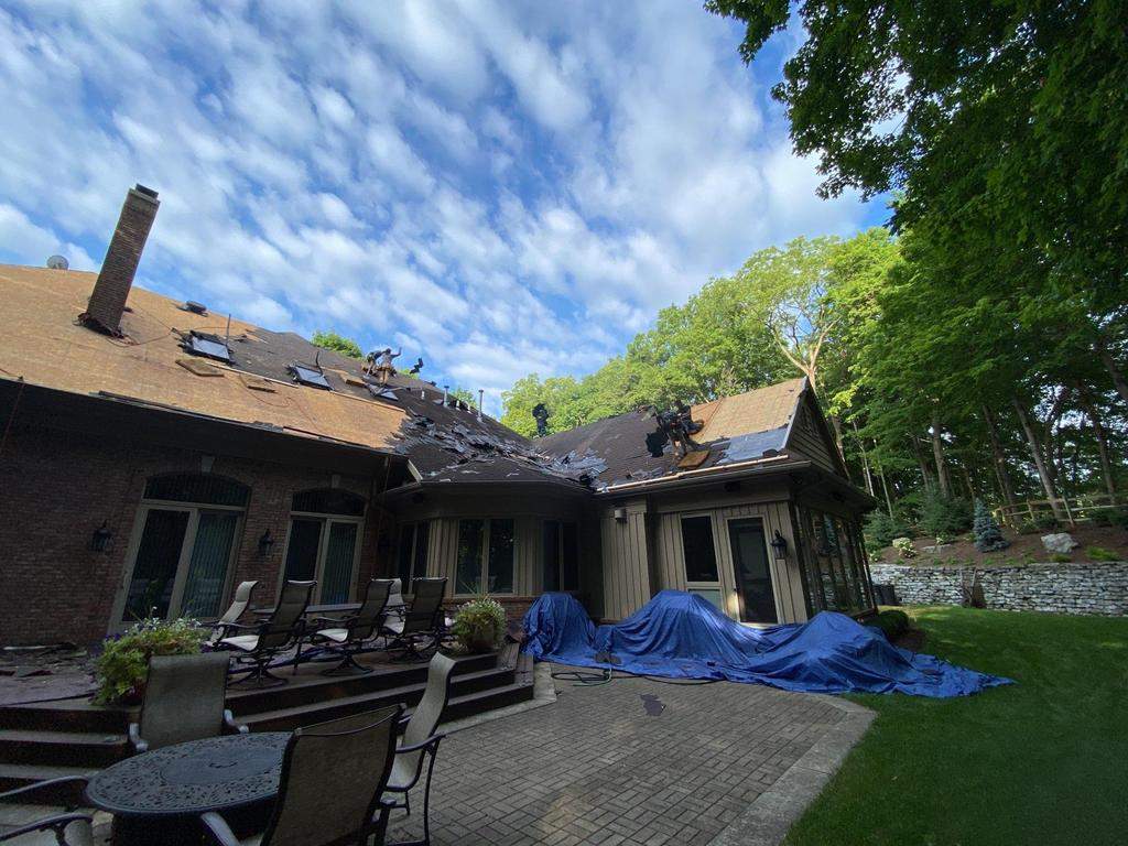 Residential Roofing Installation using GAF Timberline HDZ Barkwood by Nitro Roofing and Construction