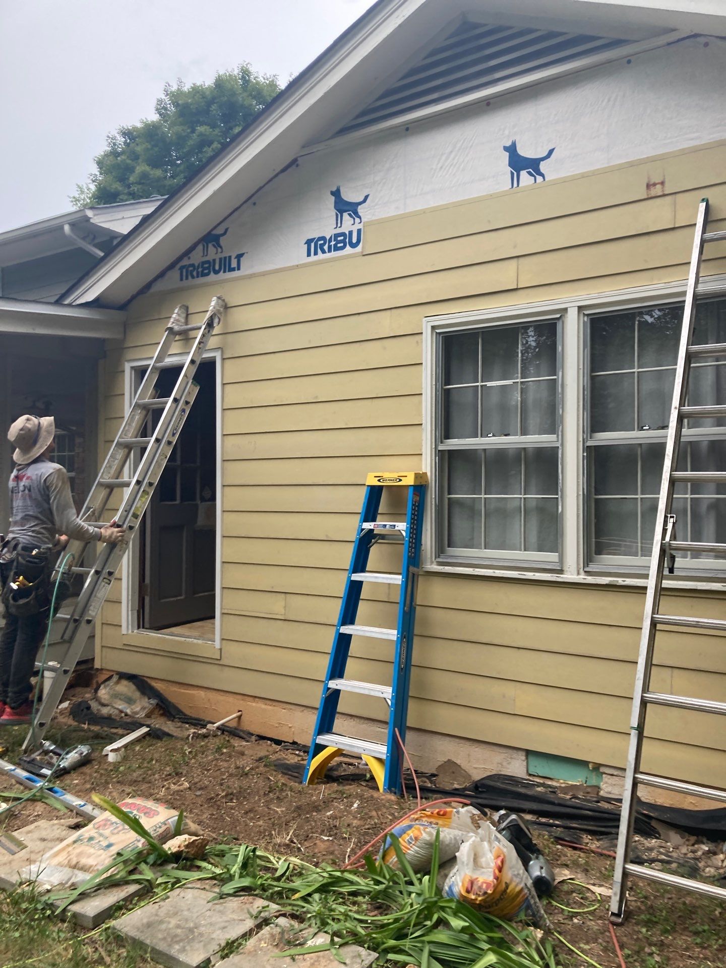 Siding and Rotten Wood Replacement with Exterior Painting in Atlanta, GA by Nelson Exteriors 