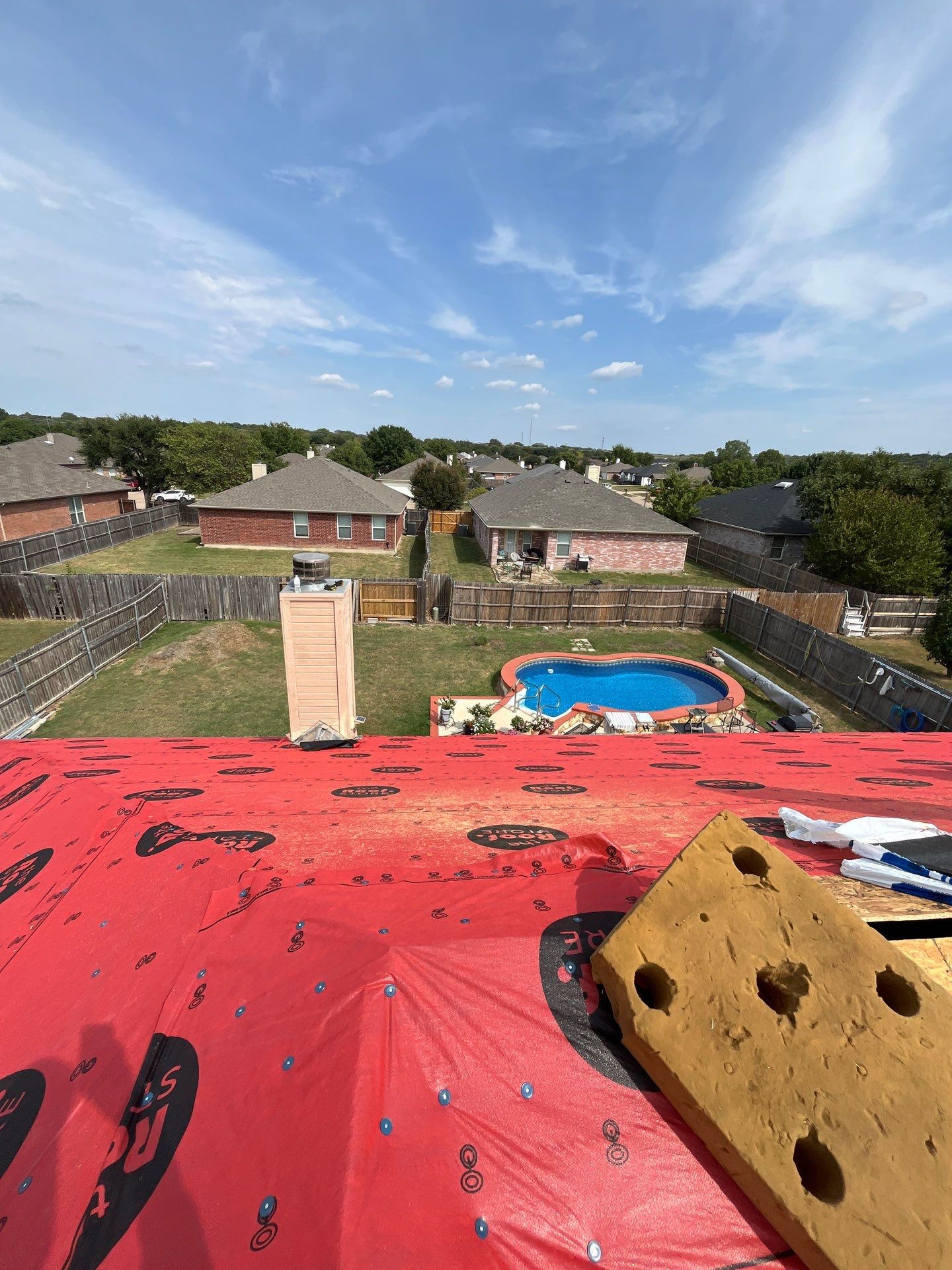 USAA Approved Reroof Project by Berry Good Roofing 