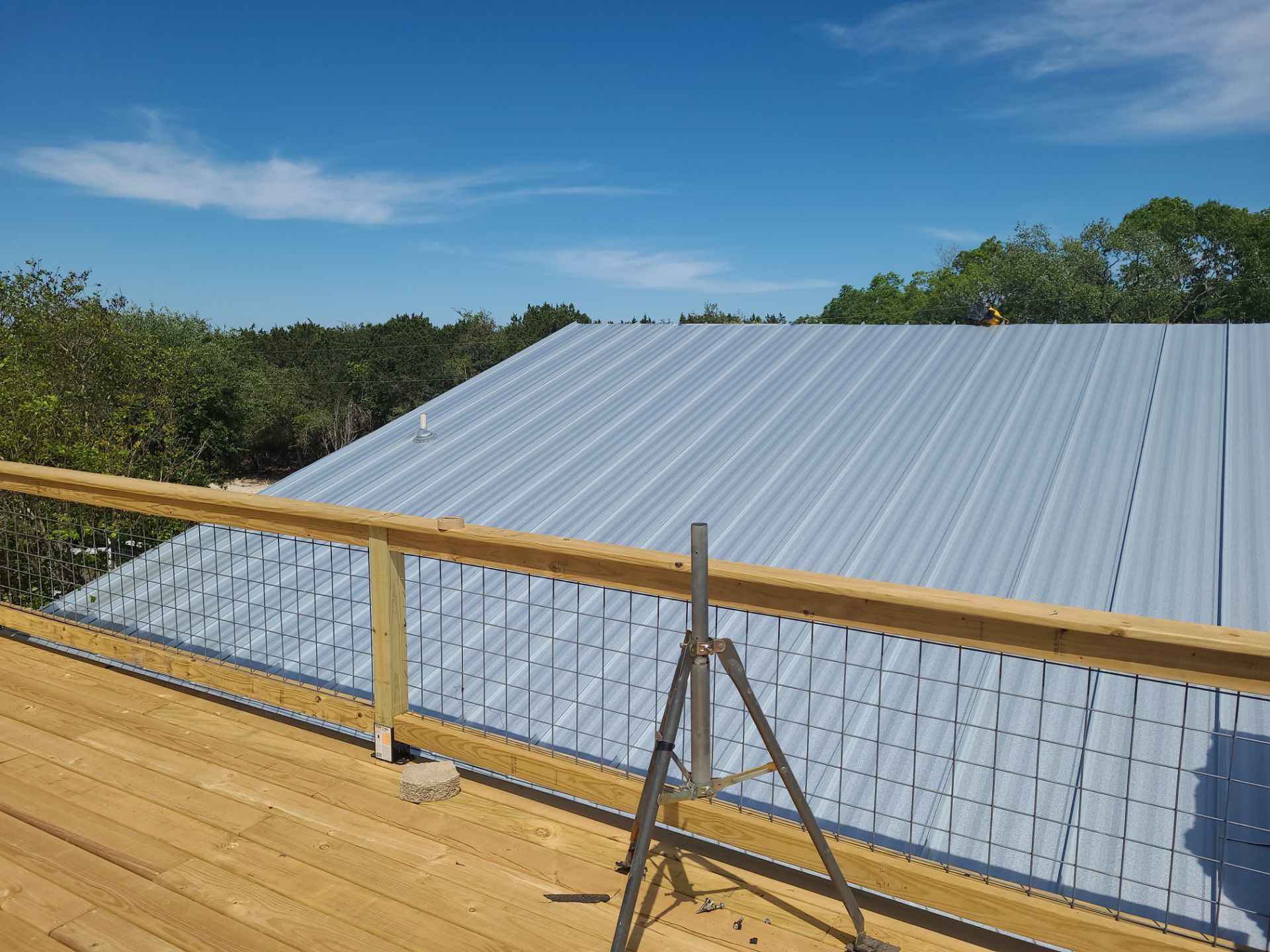 Galvalume Standing Seam offers a 45-year finish warranty! by Oakwood Roofing and Construction, LLC