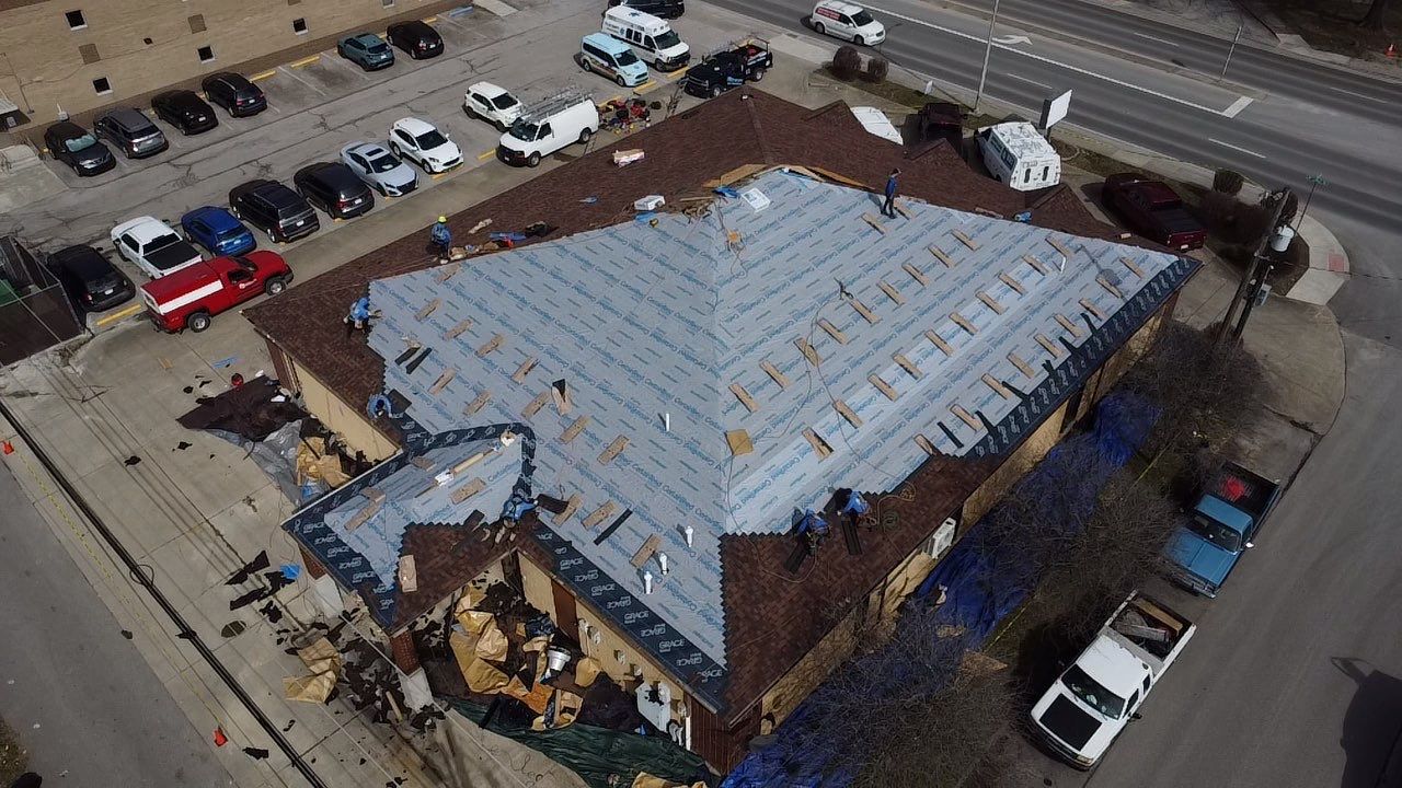 Commercial Roofing Installation using Certainteed Landmark Pro Shingles by Fahey Roofing + Contracting