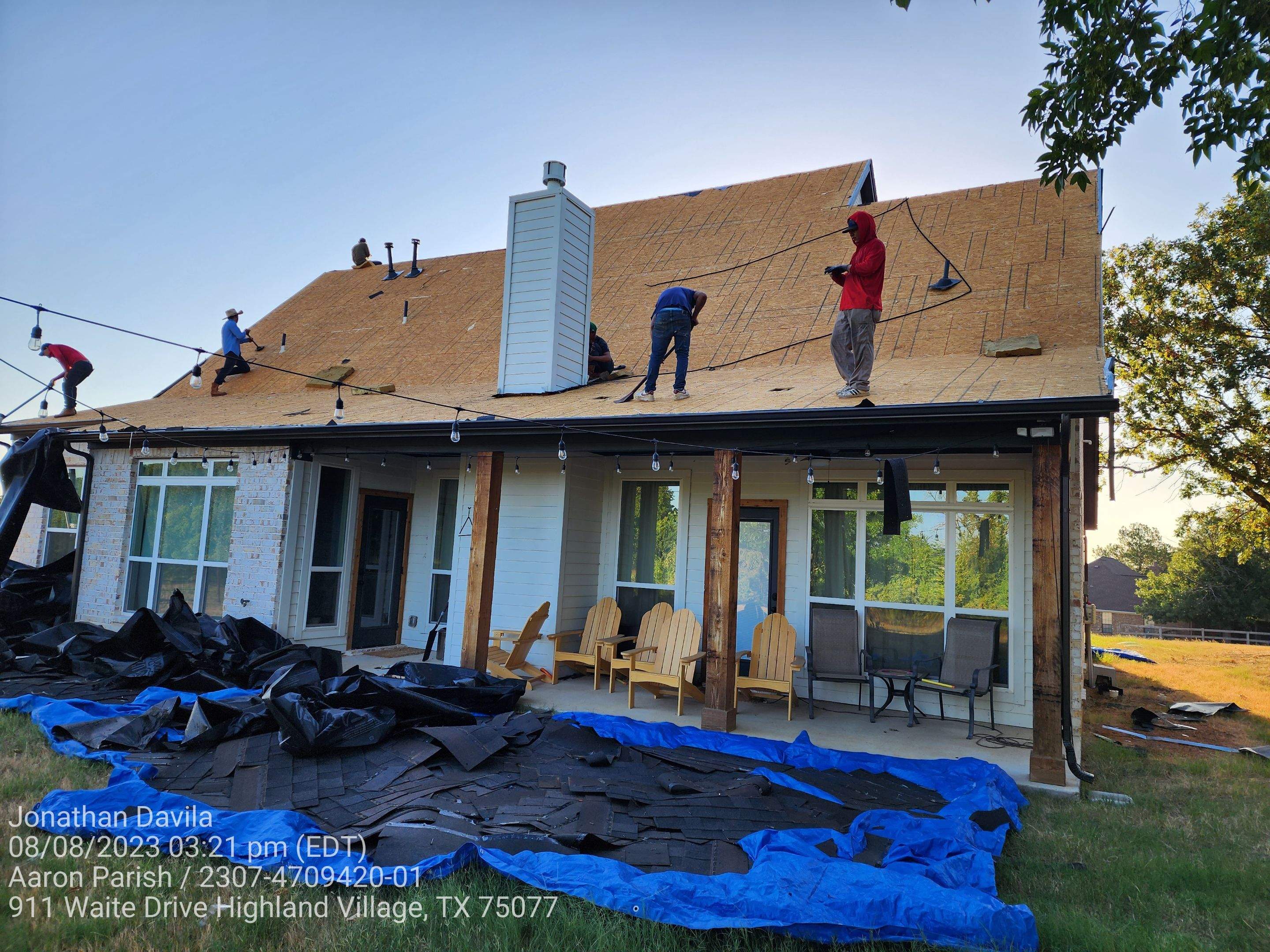 Project in Highland Village by Zeus Exteriors