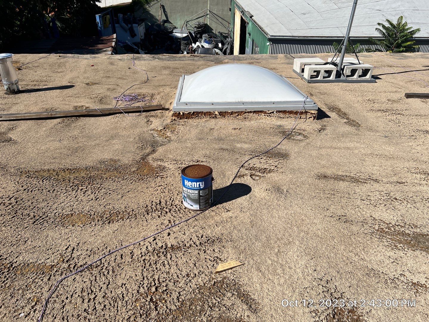 Foam Refurbish using Conklin Benchmark/PUMA XL coatings and spray foam by Straight Edge Roofing Inc