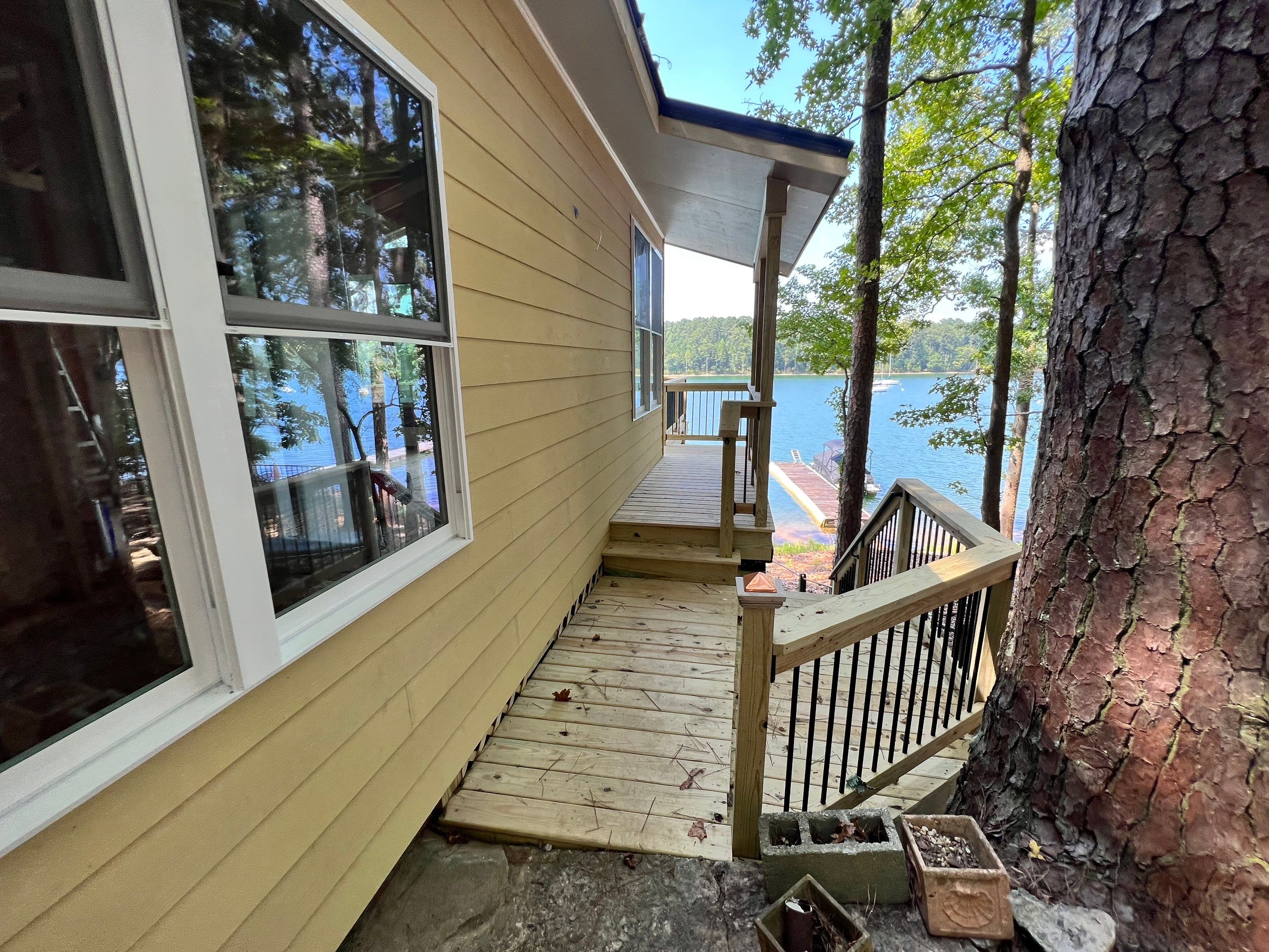 Lakefront Room Addition and Custom Deck Build in Acworth by Swift Home Renovations 
