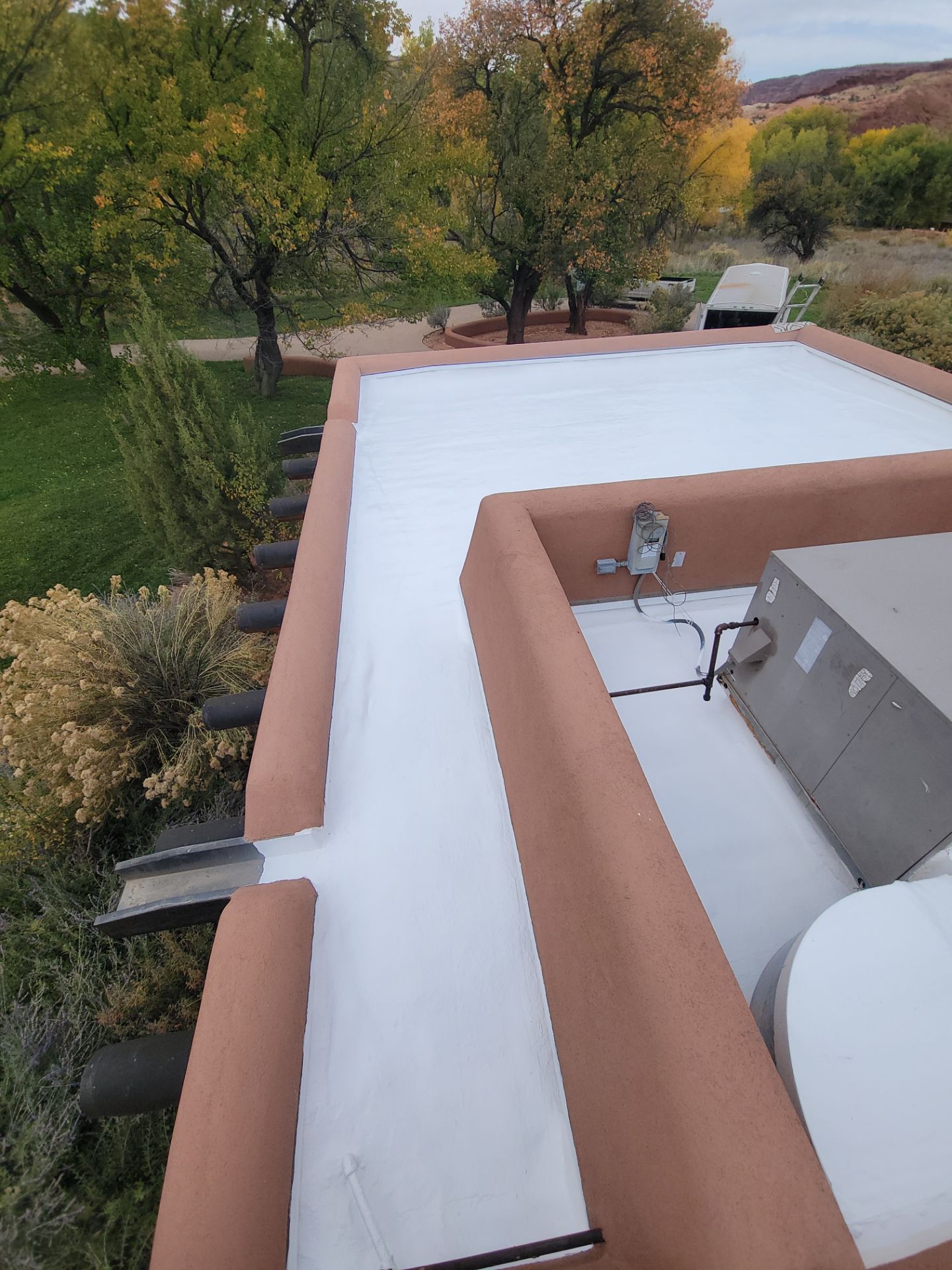White Flat Roof Installation in Castle Valley, UT by Innovative Roofing Solutions