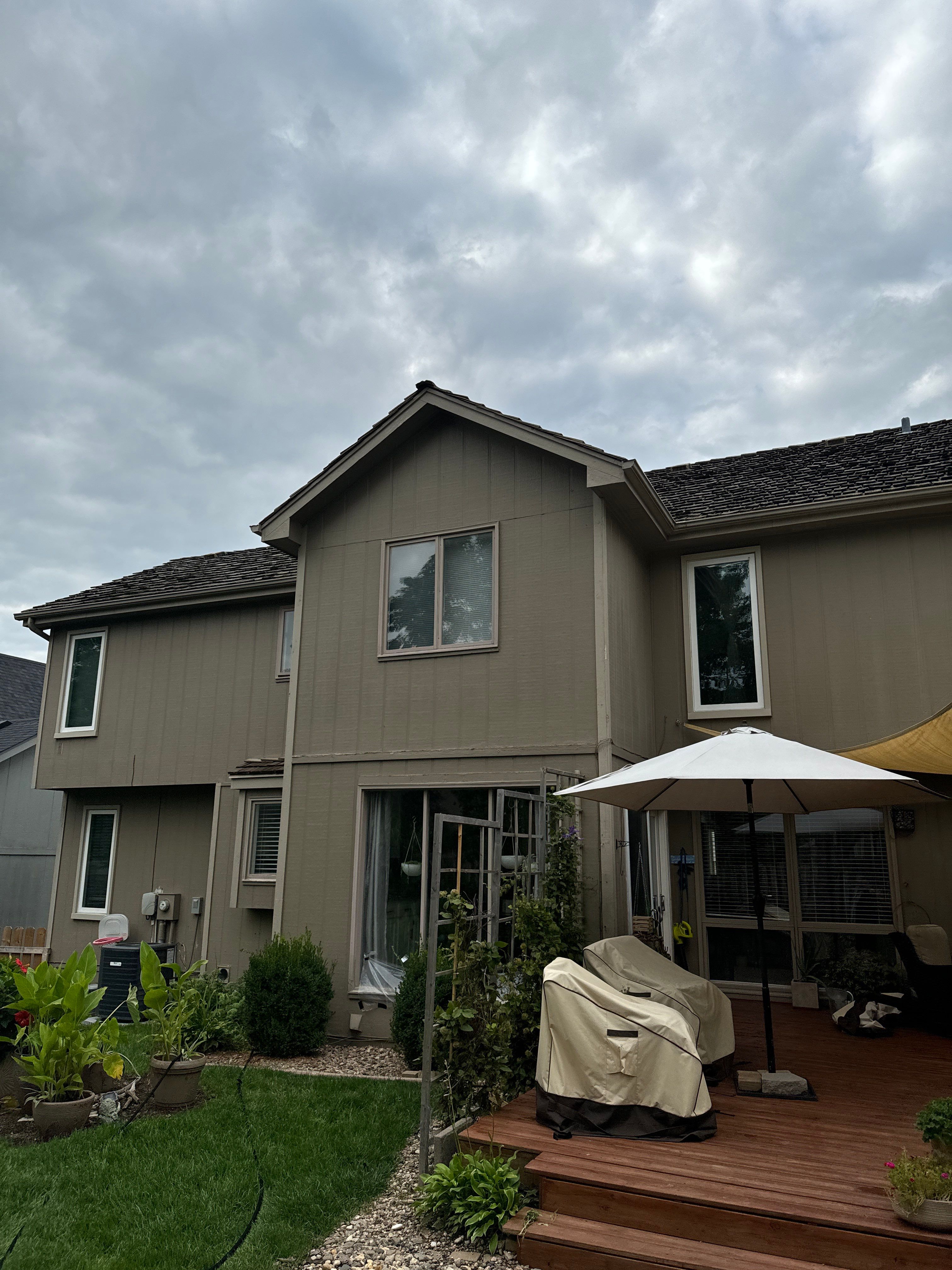 Residential Roofing Installation using IKO ArmourShake in Chalet Wood by Lightning Exteriors