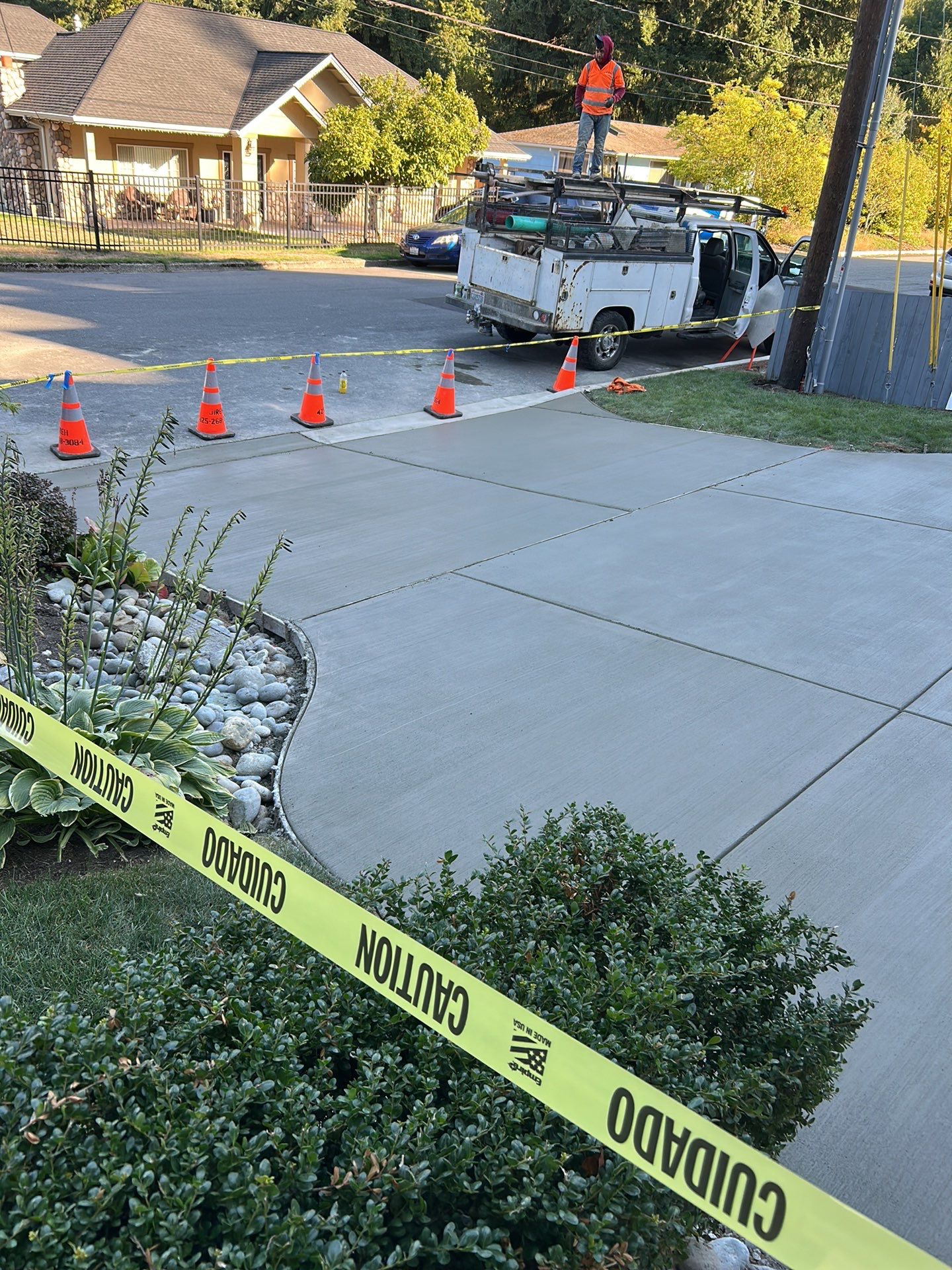 MN Custom Homes | Concrete Driveway  by Jireh Asphalt & Concrete Inc 